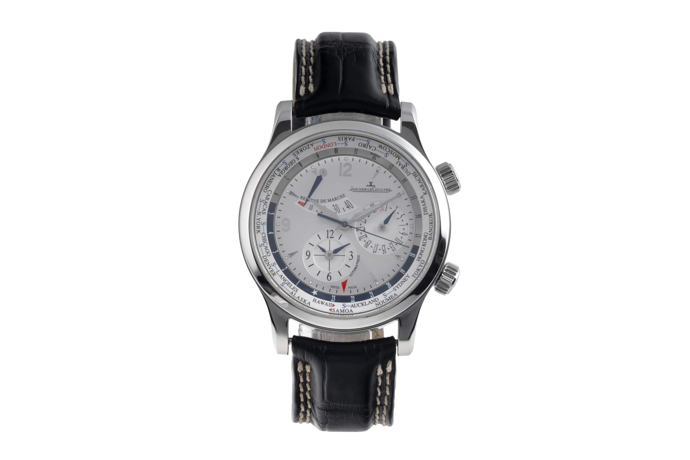 Jaeger LeCoultre Master Geographic steel automatic men's watch Q1528420  ,146.8.32.S LP: 15600EUR  [2502030] - Image 5