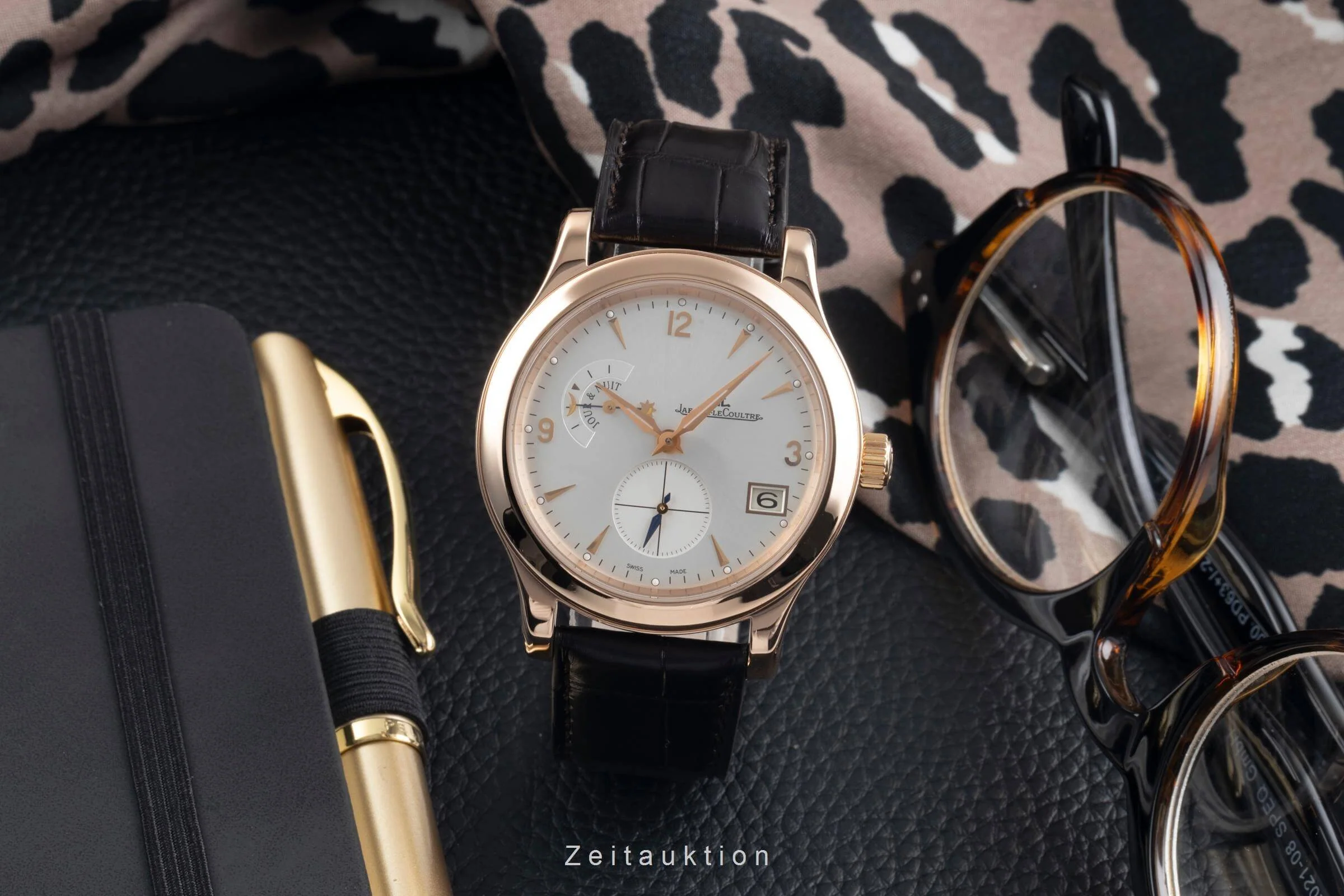 Jaeger LeCoultre Master Hometime 18 ct gold automatic men's watch 147.2.05.S  [2500561] - Image 4