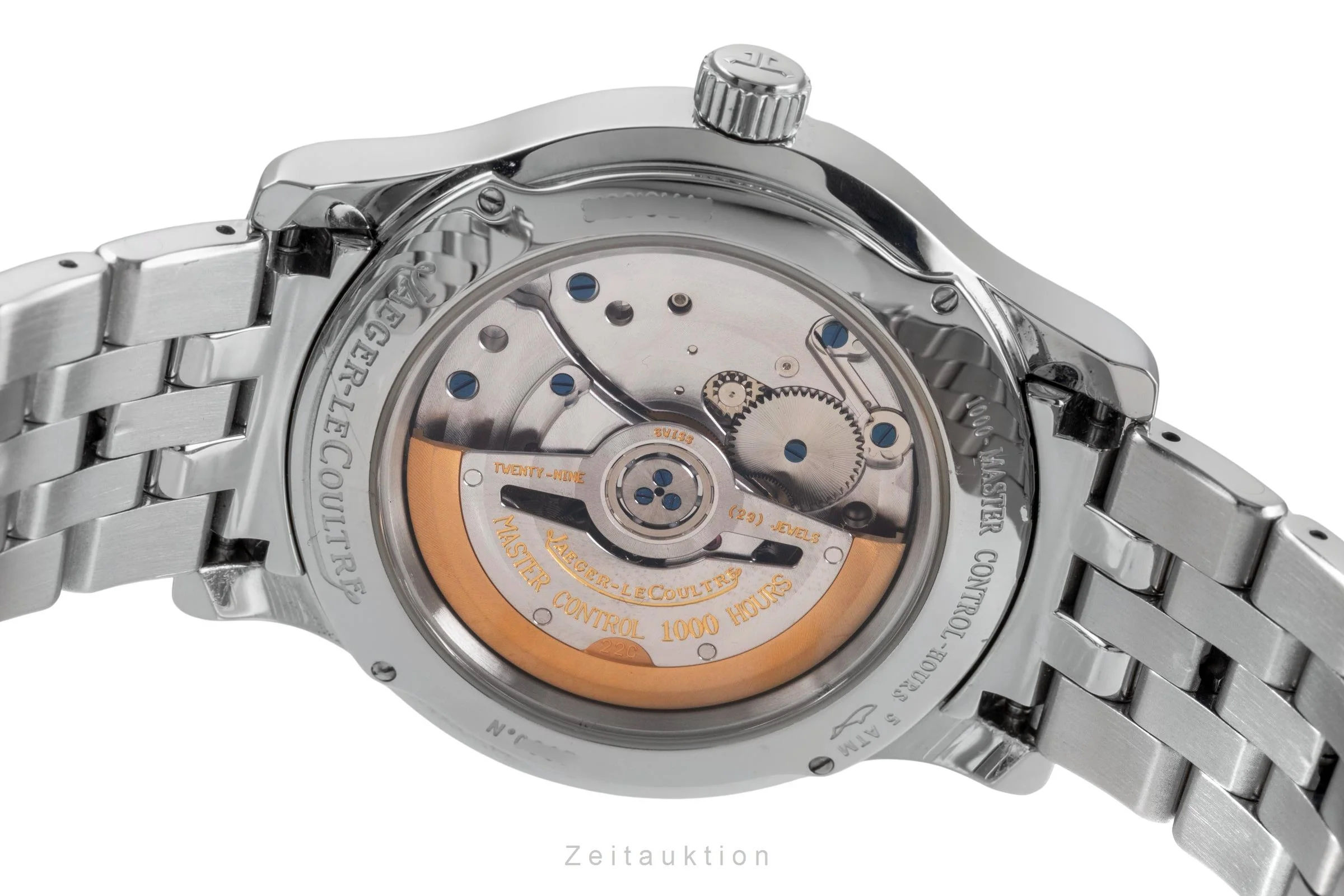 Jaeger LeCoultre Master Hometime steel automatic men's watch 147.8.05.S  [2504816] - Image 12