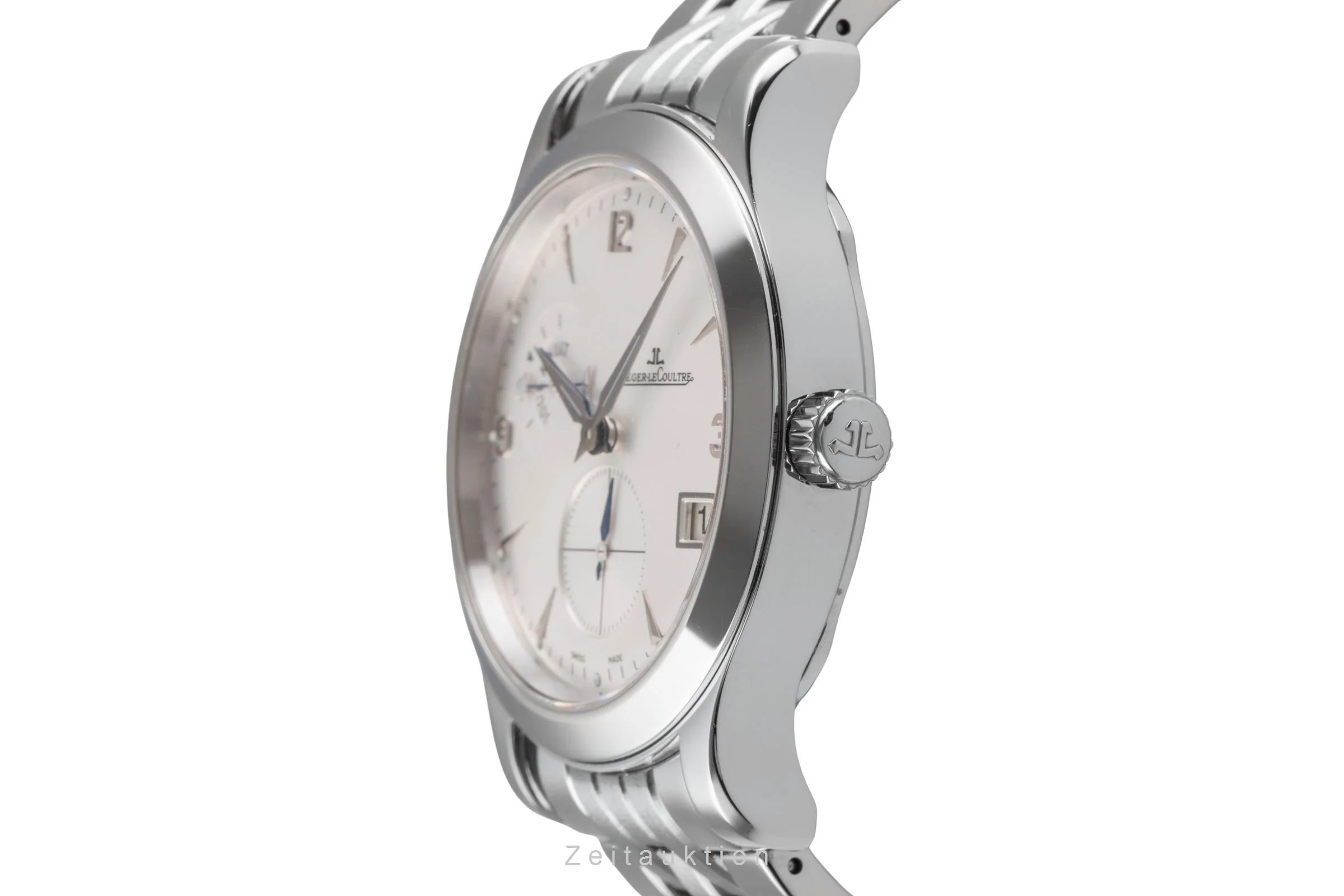 Jaeger LeCoultre Master Hometime steel automatic men's watch 147.8.05.S  [2504816] - Image 7