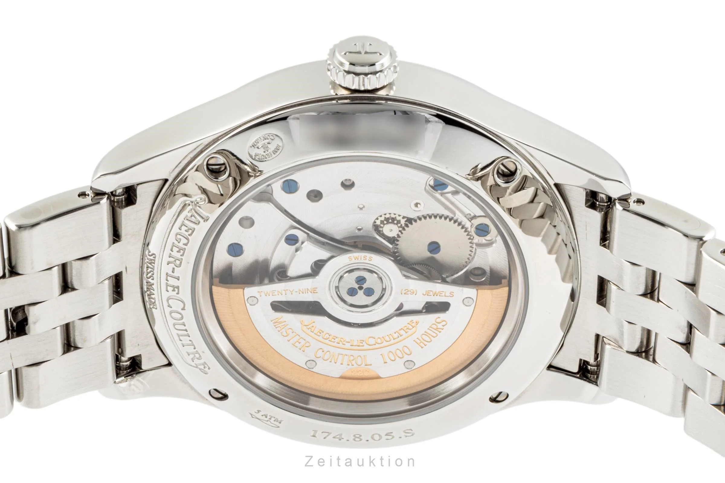Jaeger LeCoultre Master Hometime steel automatic men's watch 174.8.05.S LP: 9100EUR  [2300219] - Image 10