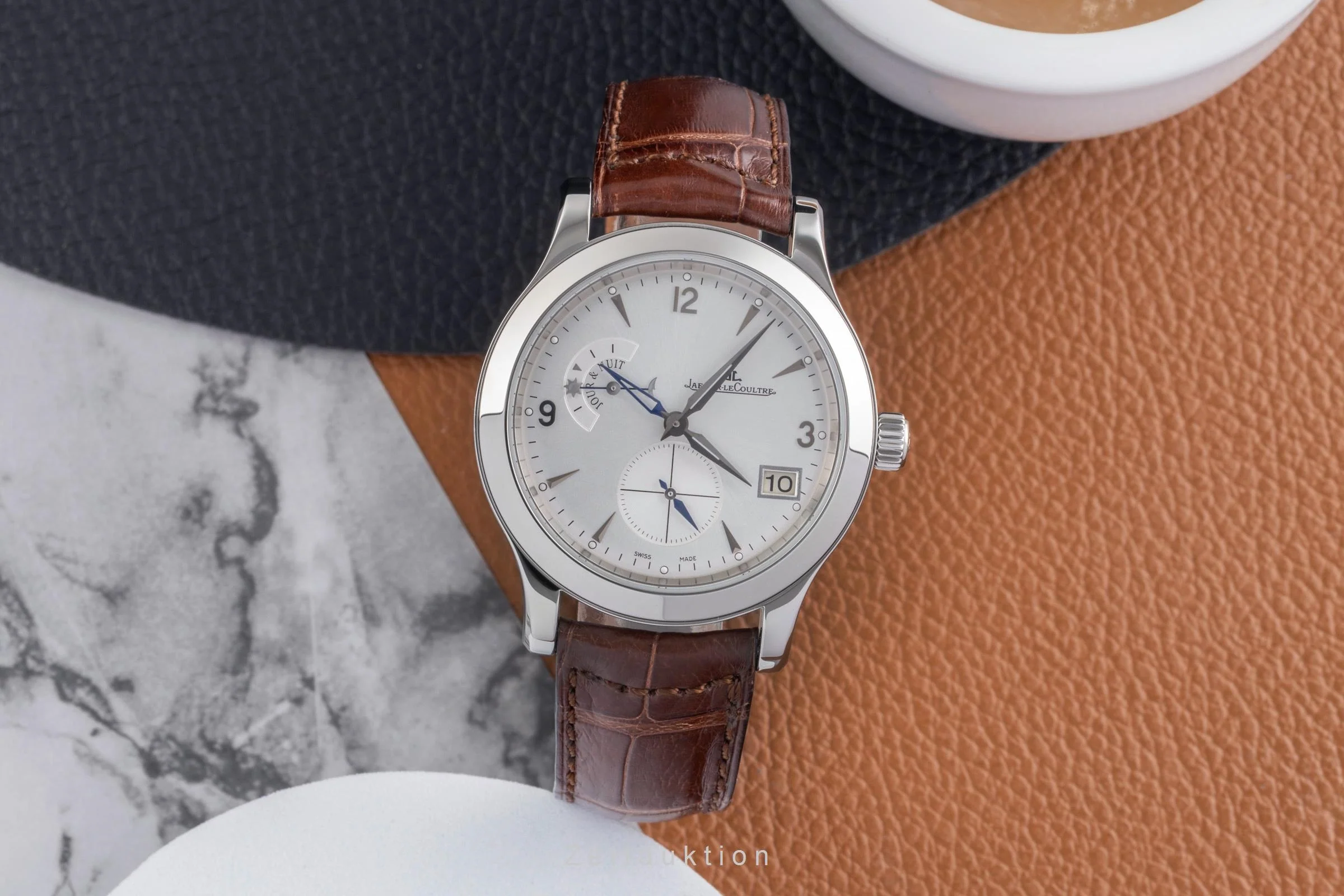 Jaeger LeCoultre Master Hometime steel automatic men's watch Q1628420 , 147.8.05.S  [2503262] - Image 4