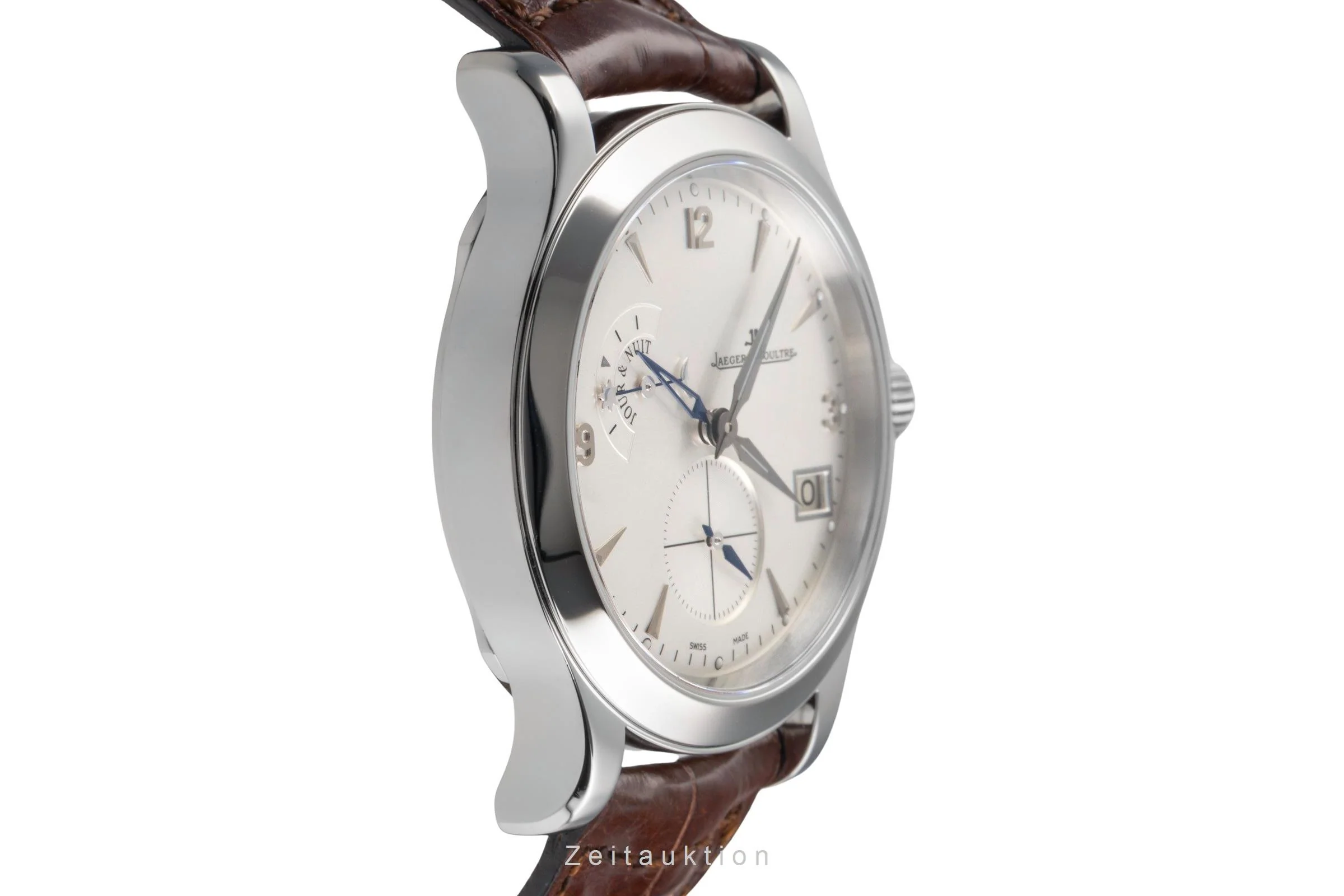 Jaeger LeCoultre Master Hometime steel automatic men's watch Q1628420 , 147.8.05.S  [2503262] - Image 8