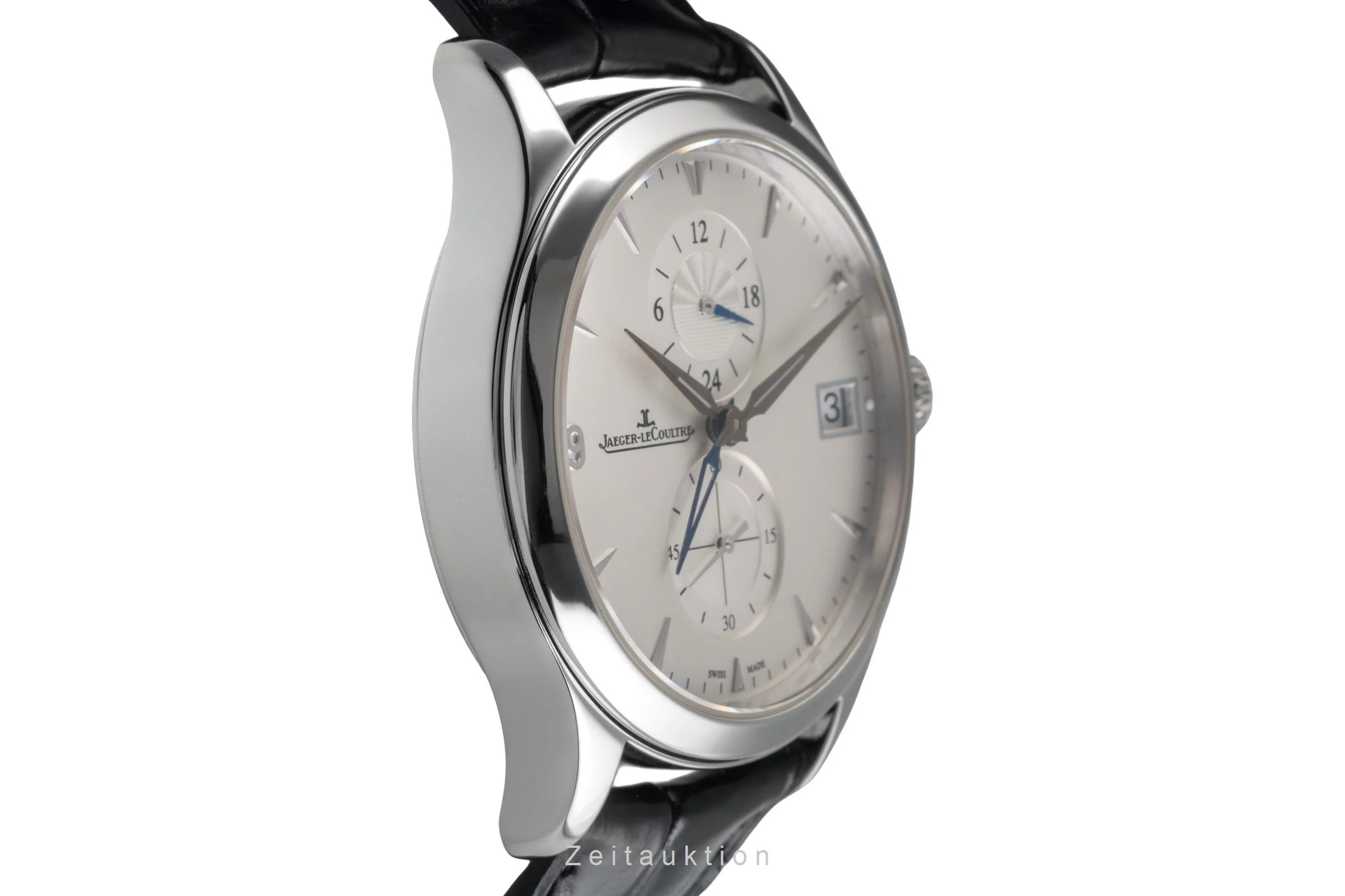 Jaeger LeCoultre Master Hometime steel automatic men's watch Q1628430  174.8.05.S  [2504498] - Image 8
