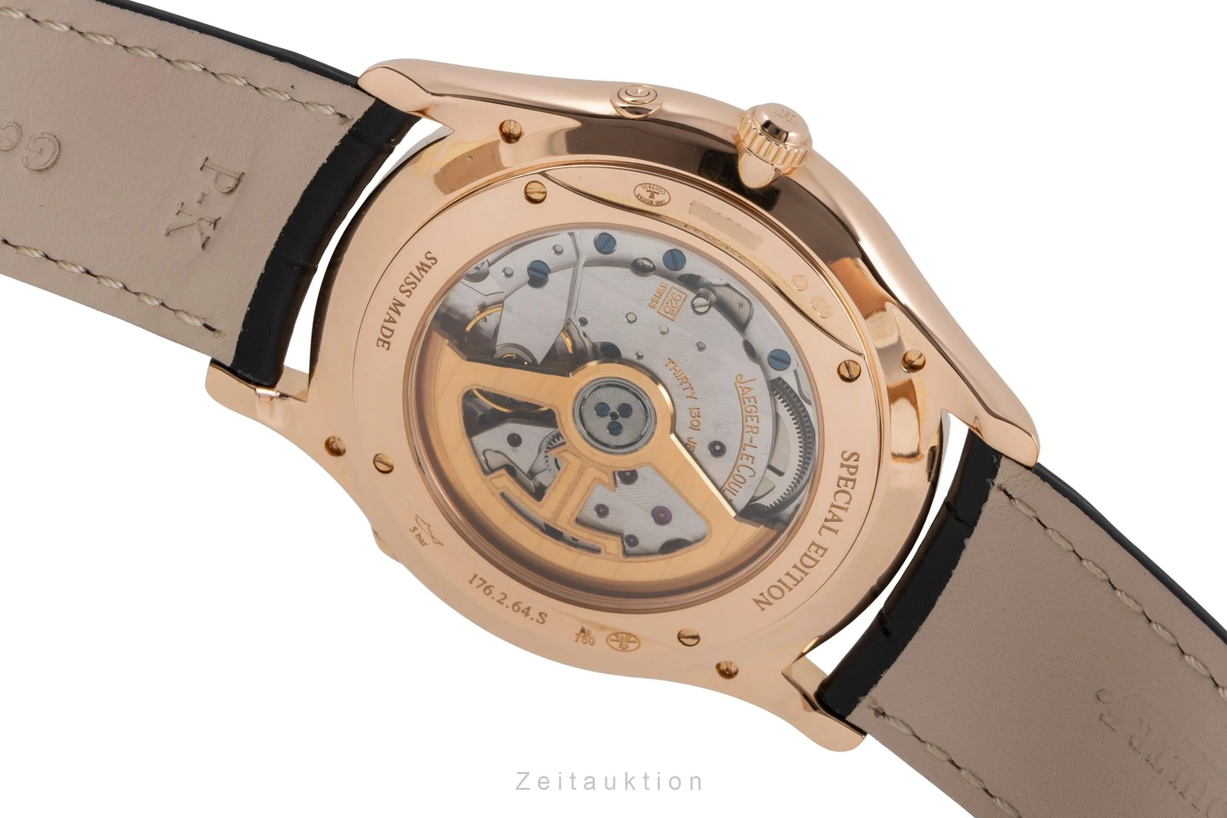 Jaeger LeCoultre Master Ultra Thin 18 ct gold automatic men's watch Q136255J  ,176.2.64.S  [2506480] - Image 13