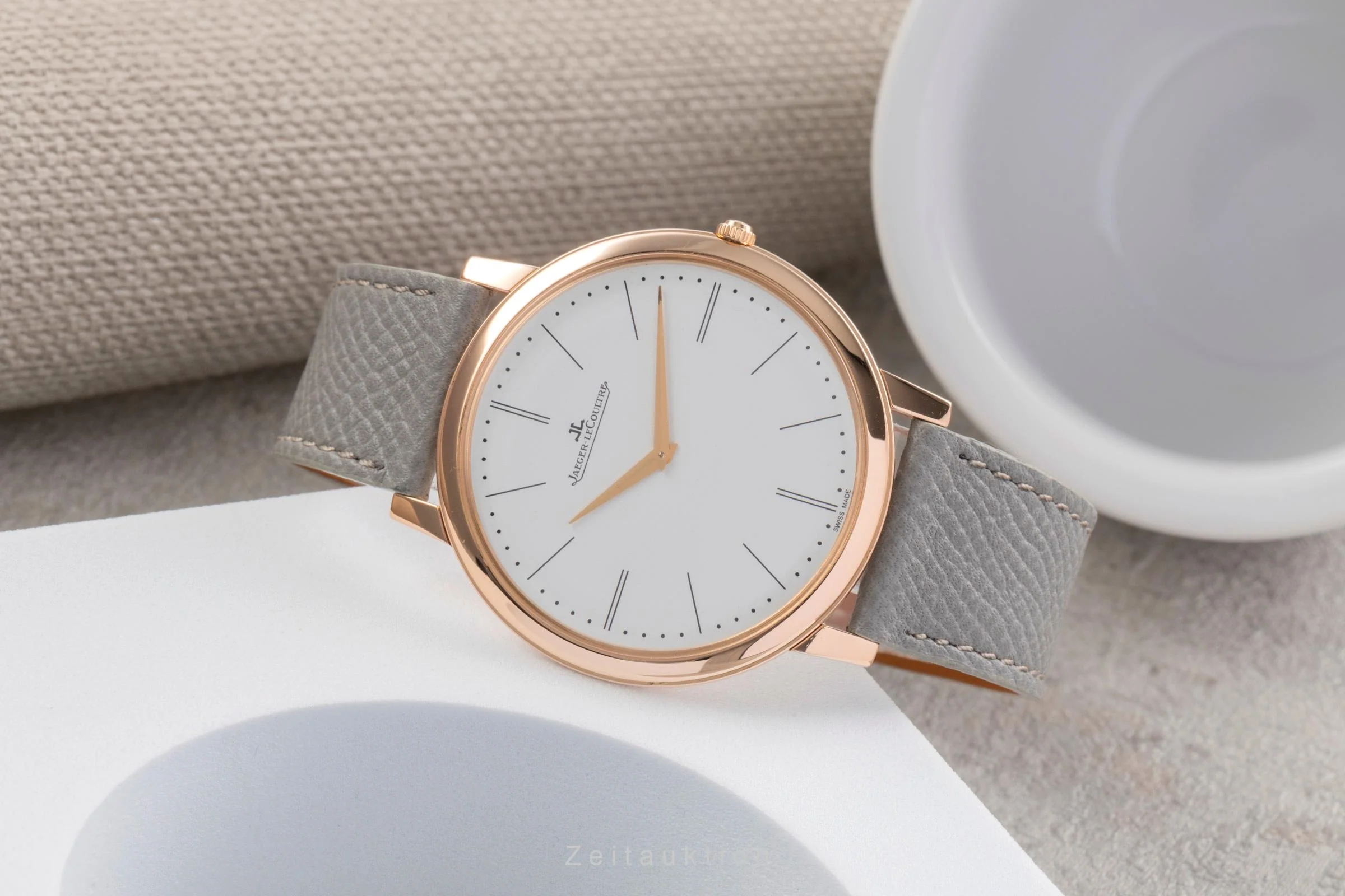 Jaeger LeCoultre Master Ultra Thin 18 ct red gold manual winding men's watch Q1292520  120.2.79  [2504104] - Image 3