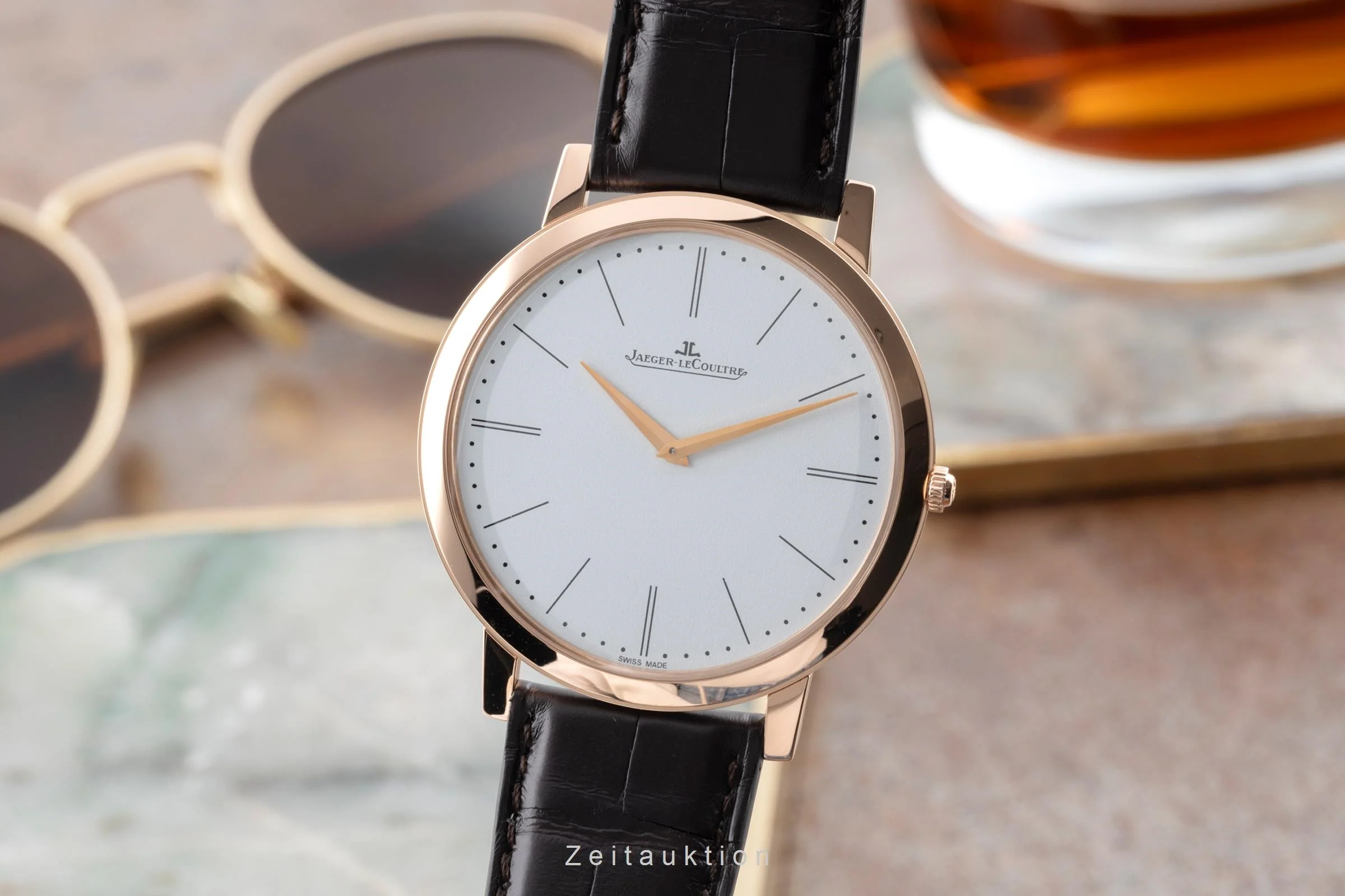 Jaeger LeCoultre Master Ultra Thin 18 ct red gold manual winding men's watch Q1292520  ,120.2.79  [2506392] - Image 2