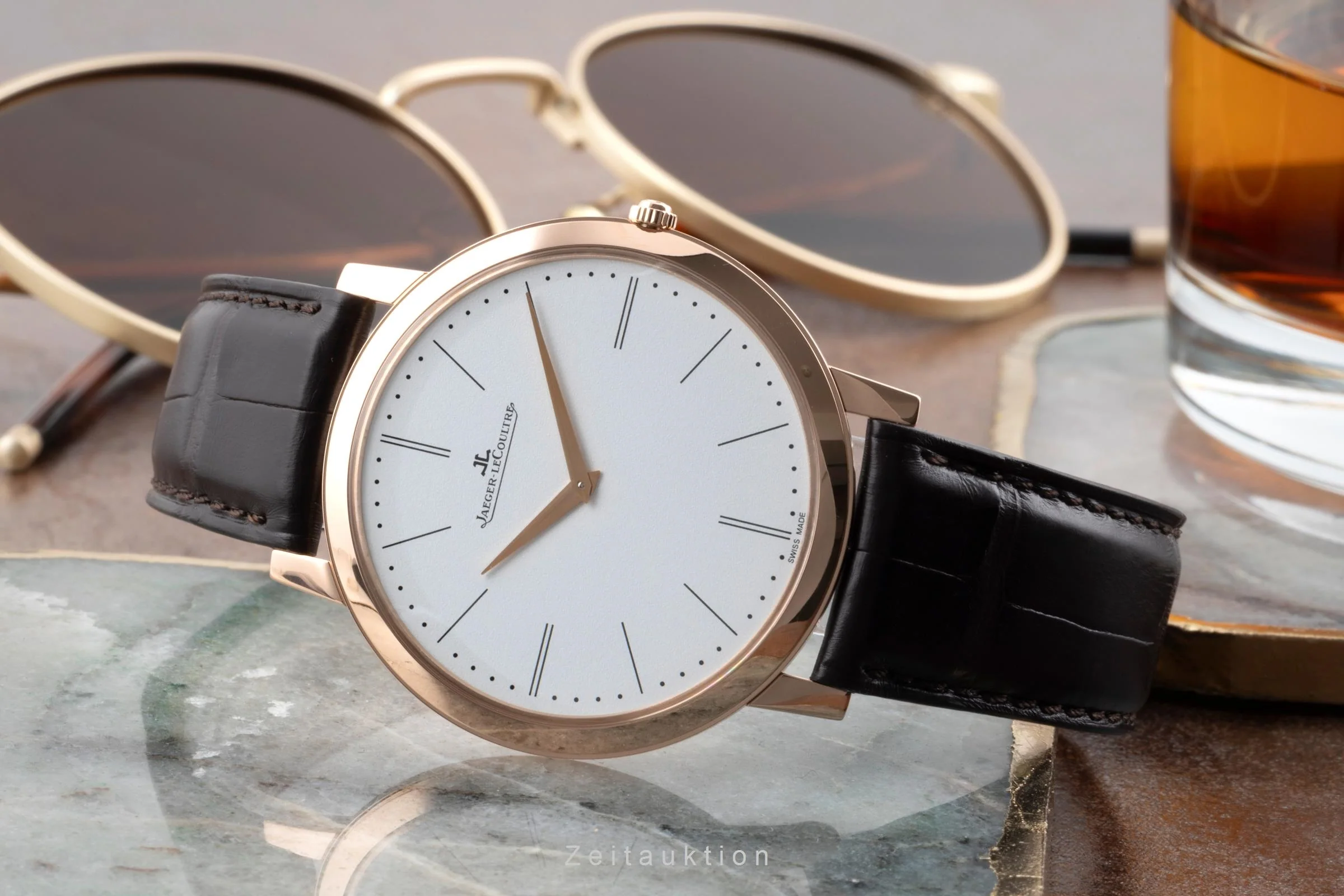 Jaeger LeCoultre Master Ultra Thin 18 ct red gold manual winding men's watch Q1292520  ,120.2.79  [2506392] - Image 3