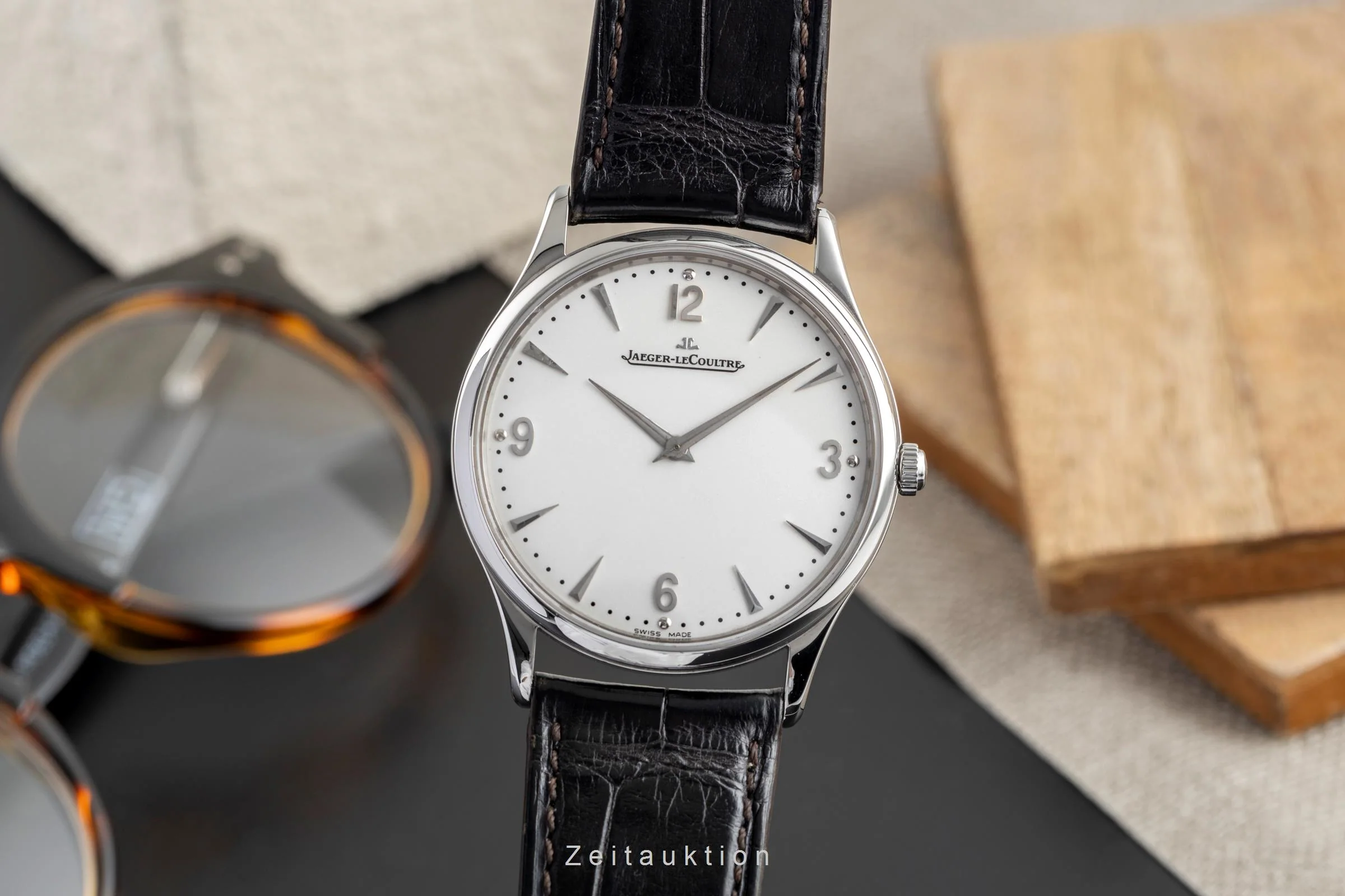 Jaeger LeCoultre Master Ultra Thin 38 steel manual winding men's watch Q1348420   172.8.79.S  [2504433] - Image 2