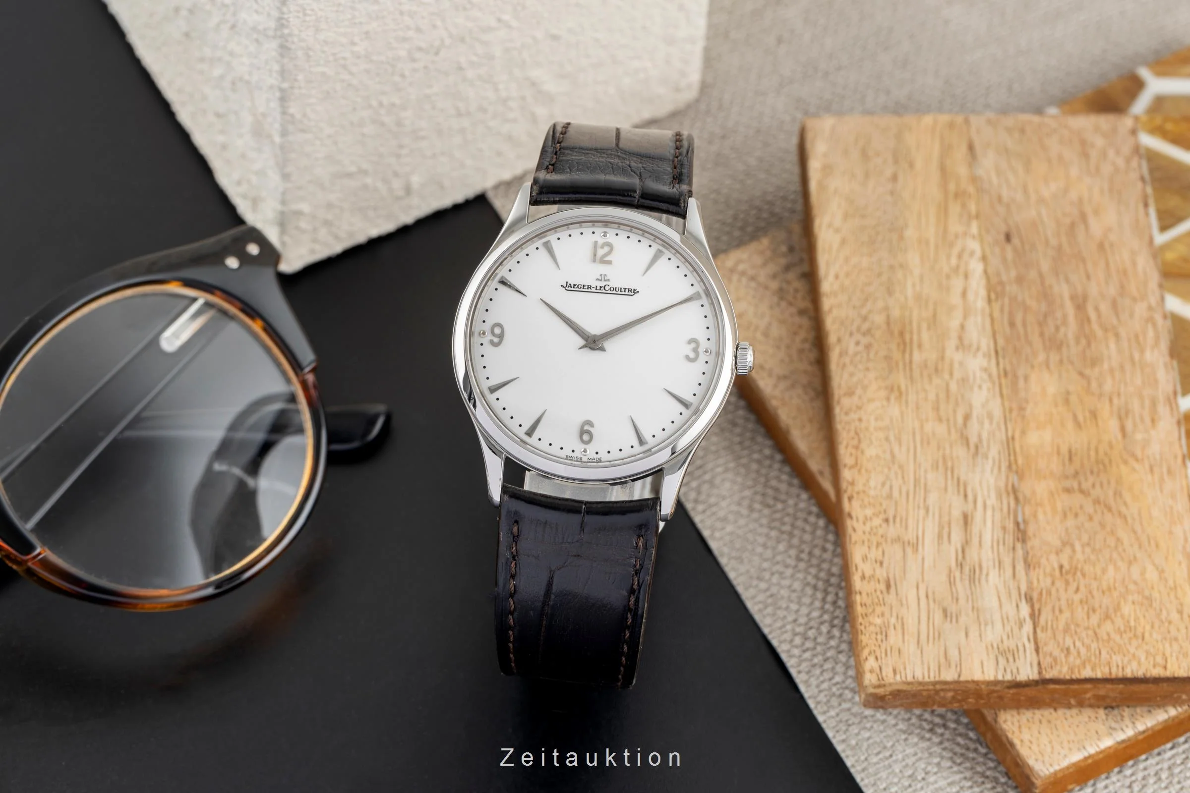 Jaeger LeCoultre Master Ultra Thin 38 steel manual winding men's watch Q1348420   172.8.79.S  [2504433] - Image 4