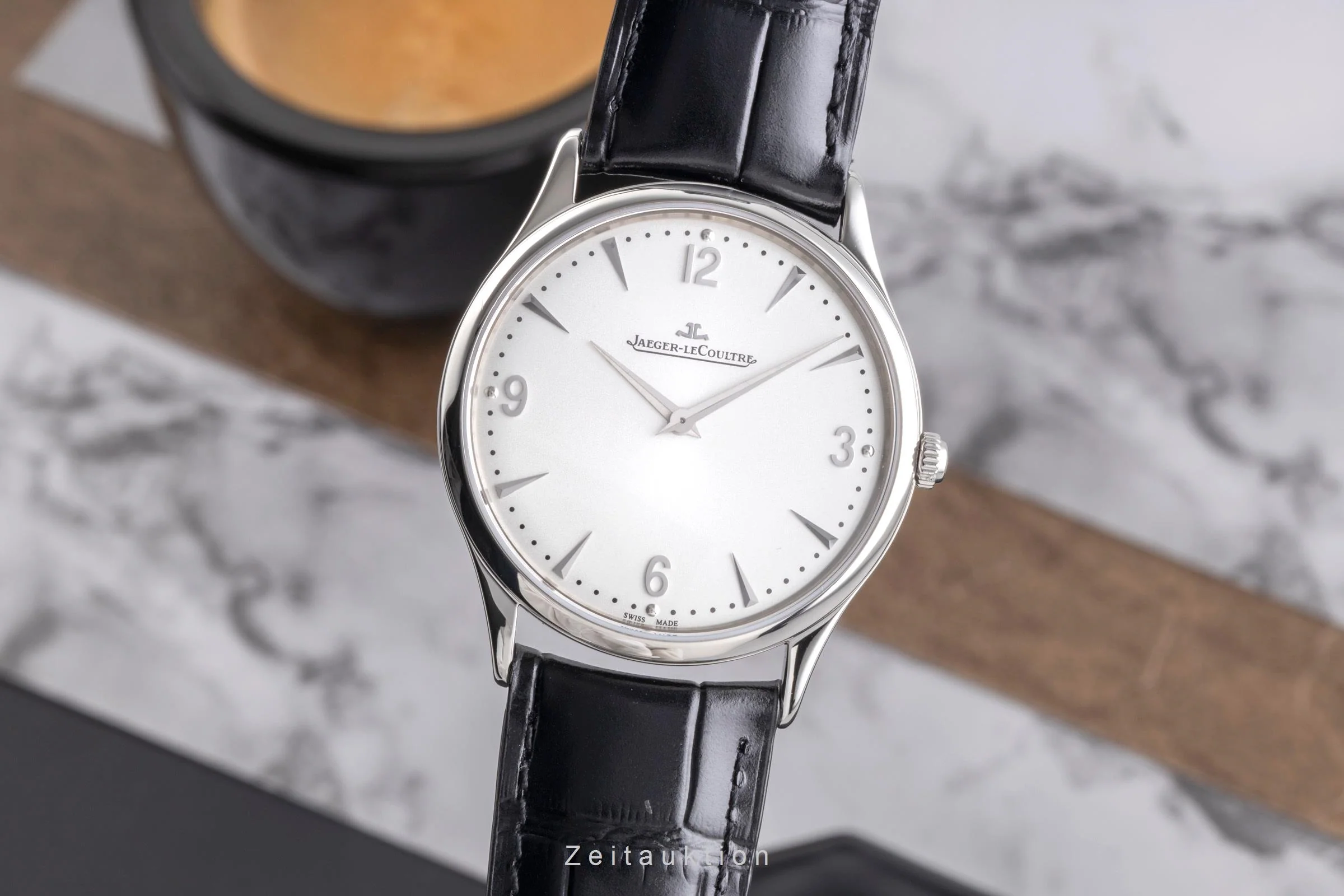 Jaeger LeCoultre Master Ultra Thin 38 steel manual winding men's watch Q1348420  , 172.8.79.S  [2505015] - Image 2