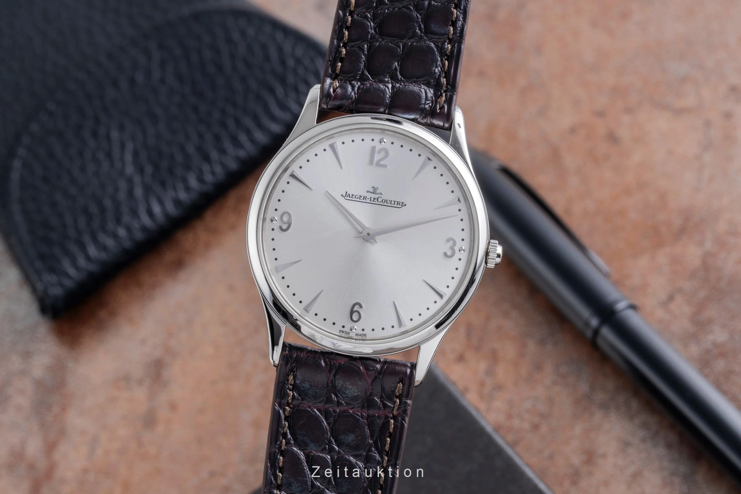Jaeger LeCoultre Master Ultra Thin 38 steel manual winding men's watch Q1348420   172.8.79.S  [2507371] - Image 2