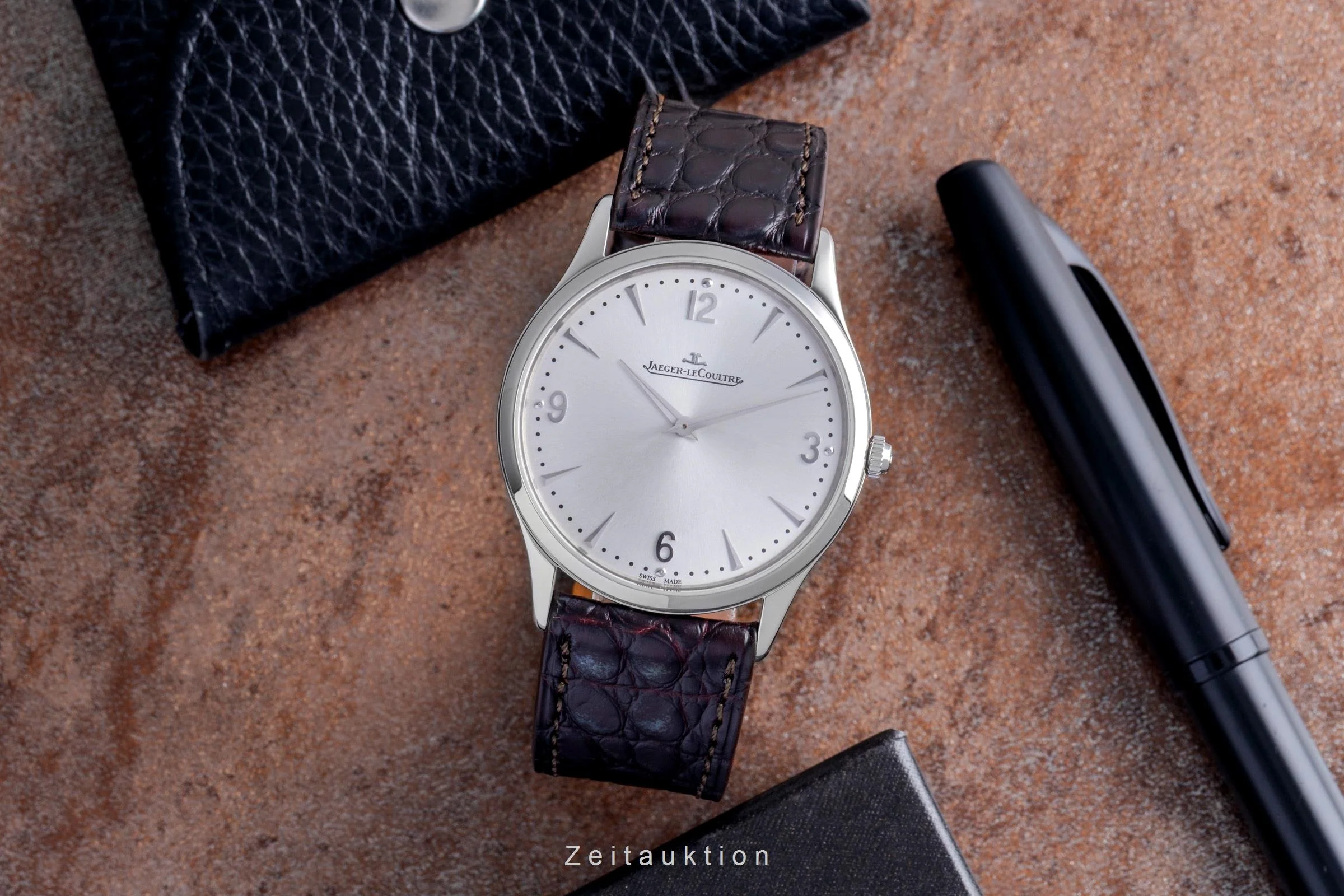 Jaeger LeCoultre Master Ultra Thin 38 steel manual winding men's watch Q1348420   172.8.79.S  [2507371] - Image 4