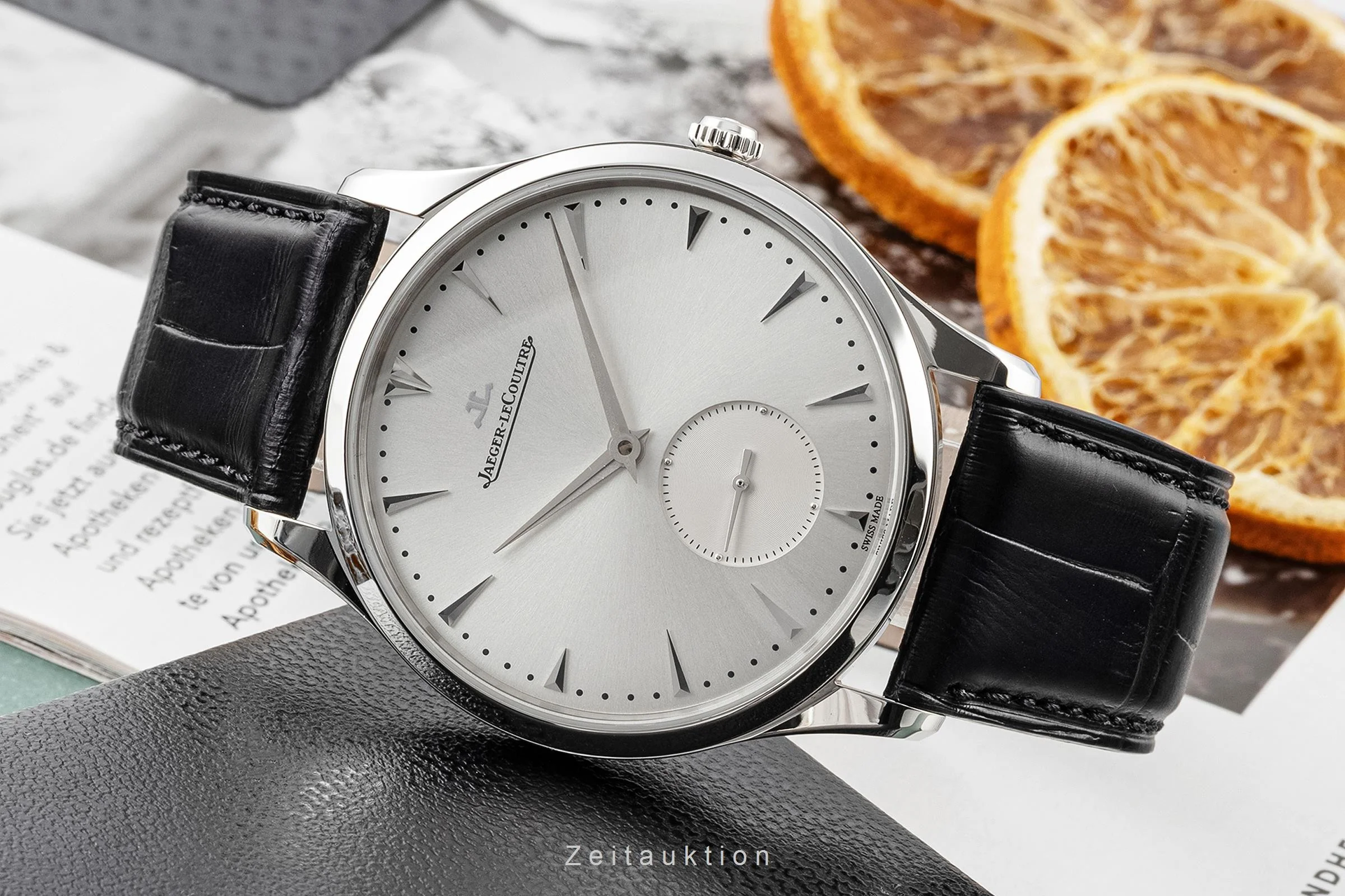 Jaeger LeCoultre Master Ultra Thin steel automatic men's watch 174.8.90.S, Q1358420 LP: 0EUR  [2304969] - Image 2