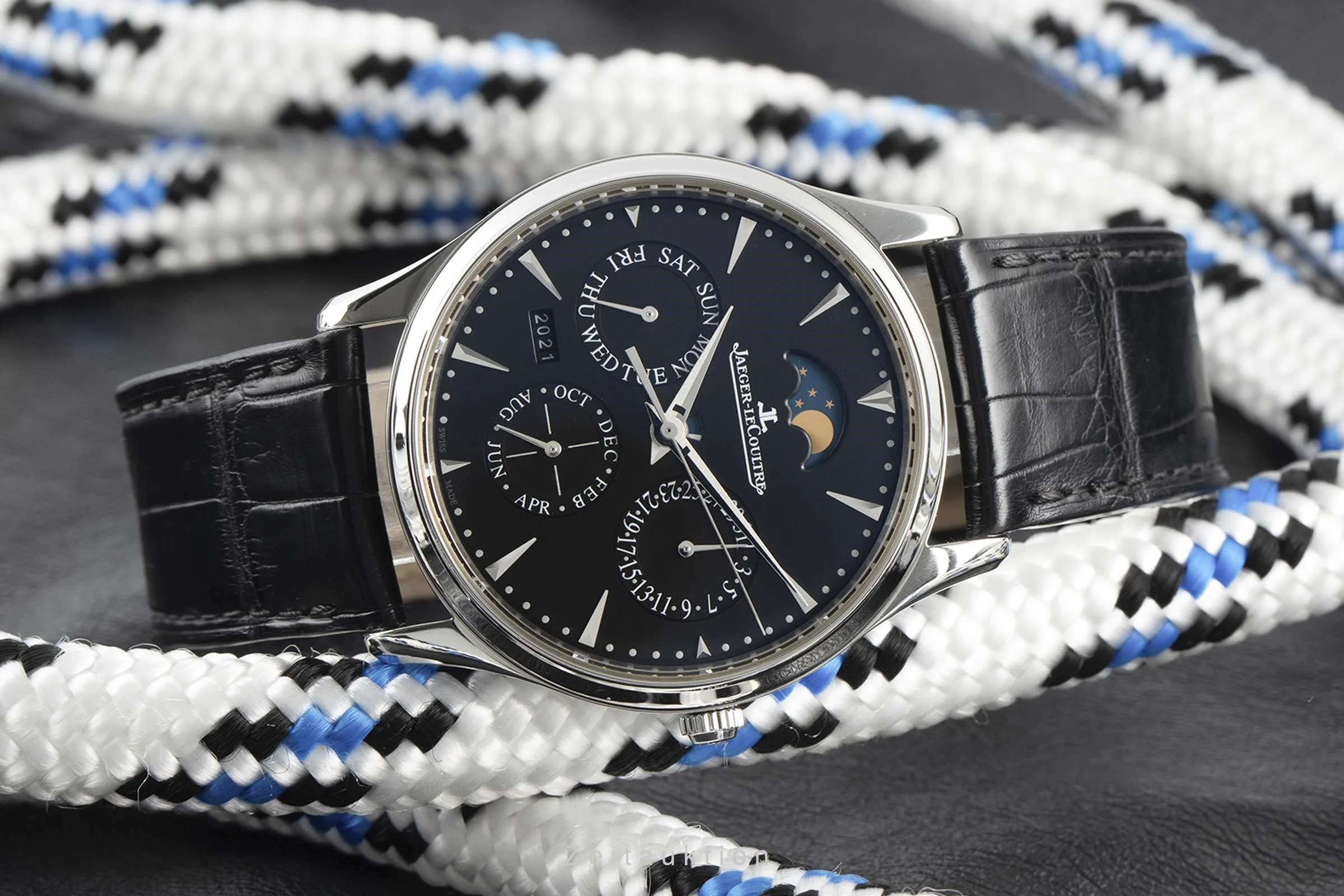 Jaeger LeCoultre Master Ultra Thin steel automatic men's watch Q1308470, 176.8.21.S LP: 21800EUR  [2110058] - Image 2