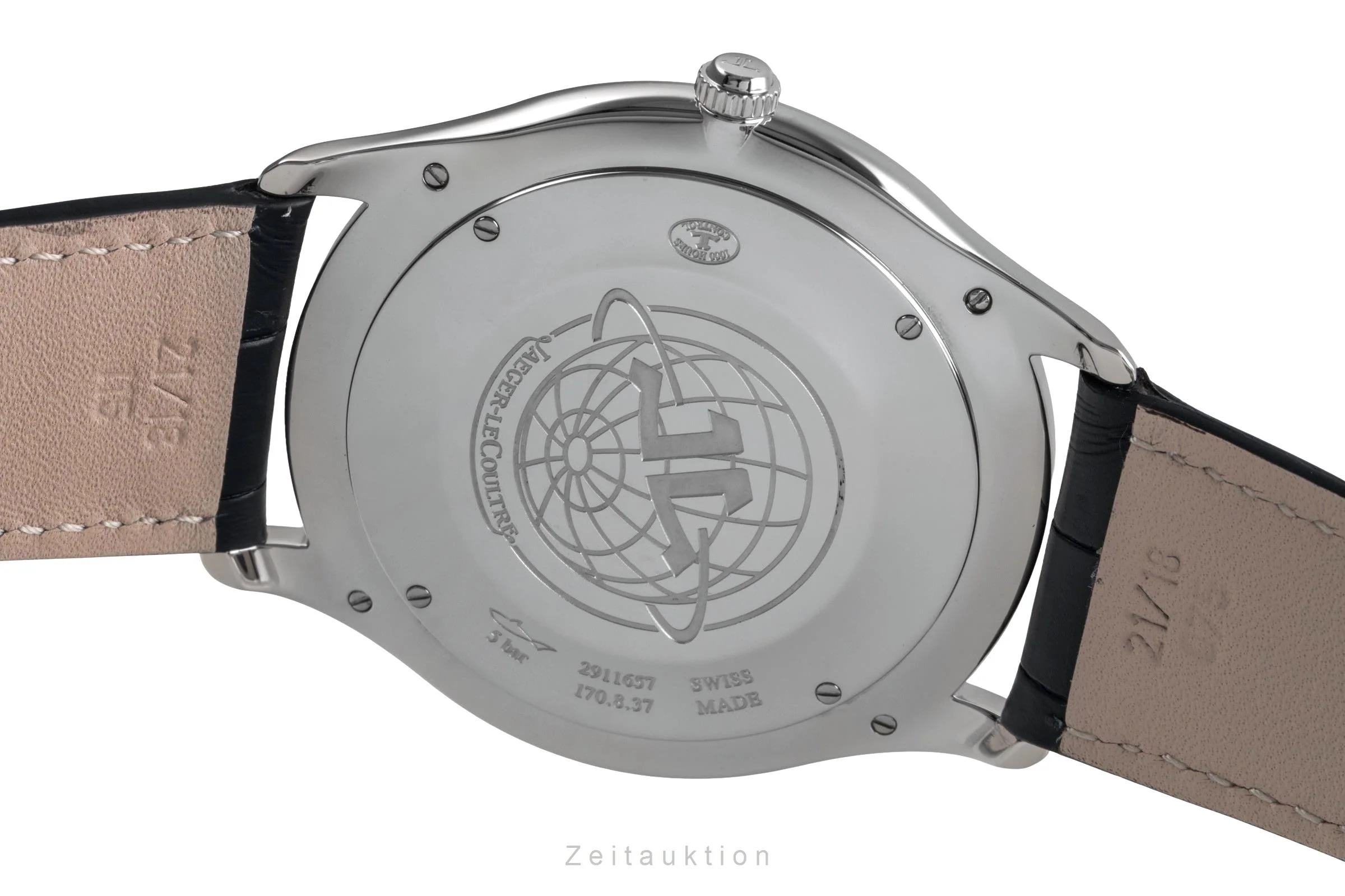 Jaeger LeCoultre Master Ultra Thin steel automatic men's watch Q1338421 ,170.8.37  [2503195] - Image 12