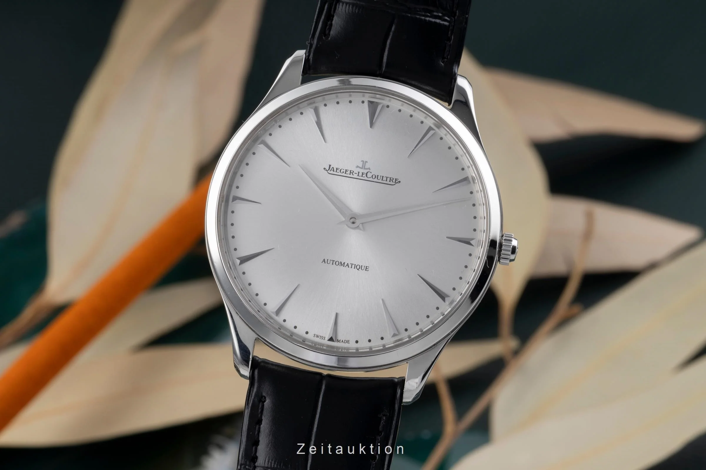 Jaeger LeCoultre Master Ultra Thin steel automatic men's watch Q1338421 ,170.8.37  [2505896] - Image 2