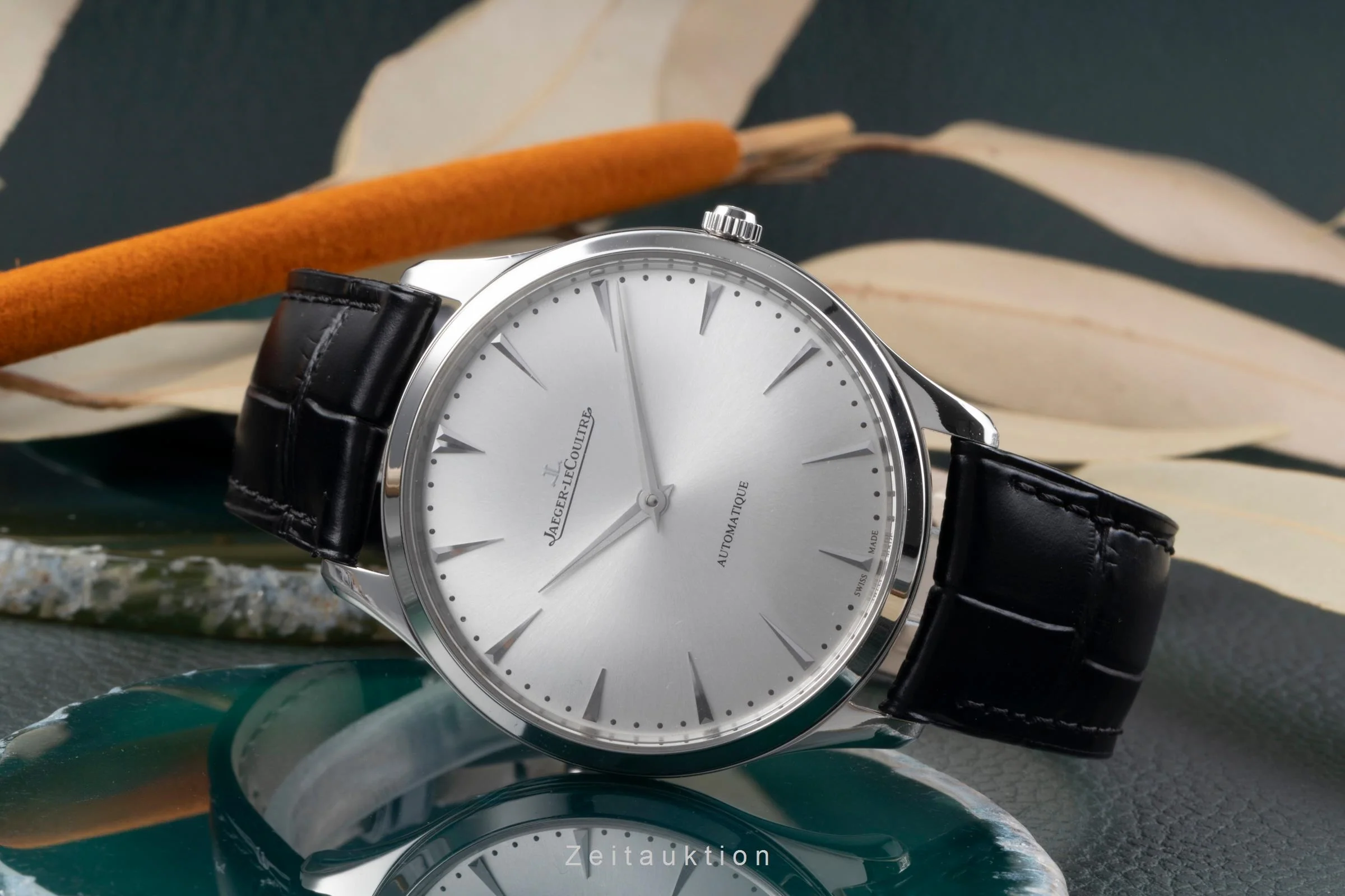 Jaeger LeCoultre Master Ultra Thin steel automatic men's watch Q1338421 ,170.8.37  [2505896] - Image 3