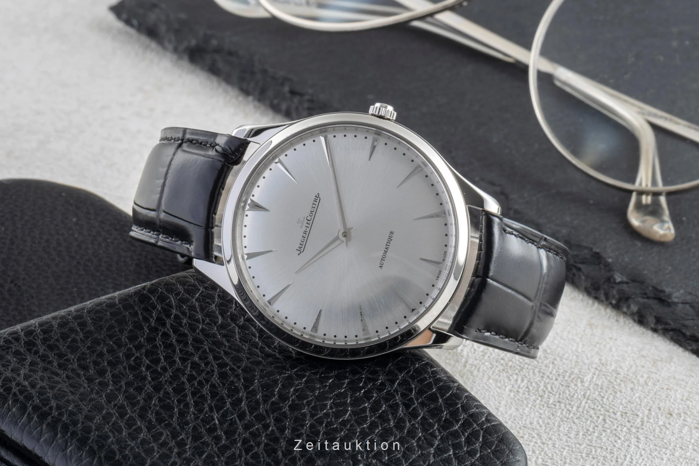 Jaeger LeCoultre Master Ultra Thin steel automatic men's watch Q1338421 , 170.8.37  [2600197] - Image 3