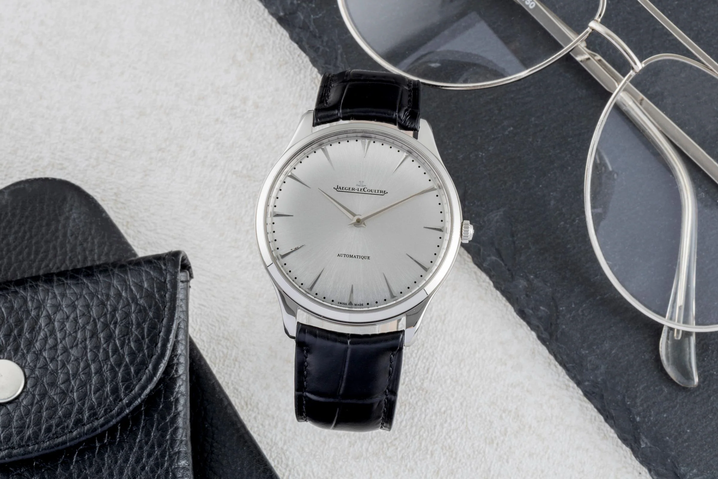 Jaeger LeCoultre Master Ultra Thin steel automatic men's watch Q1338421 , 170.8.37  [2600197] - Image 4