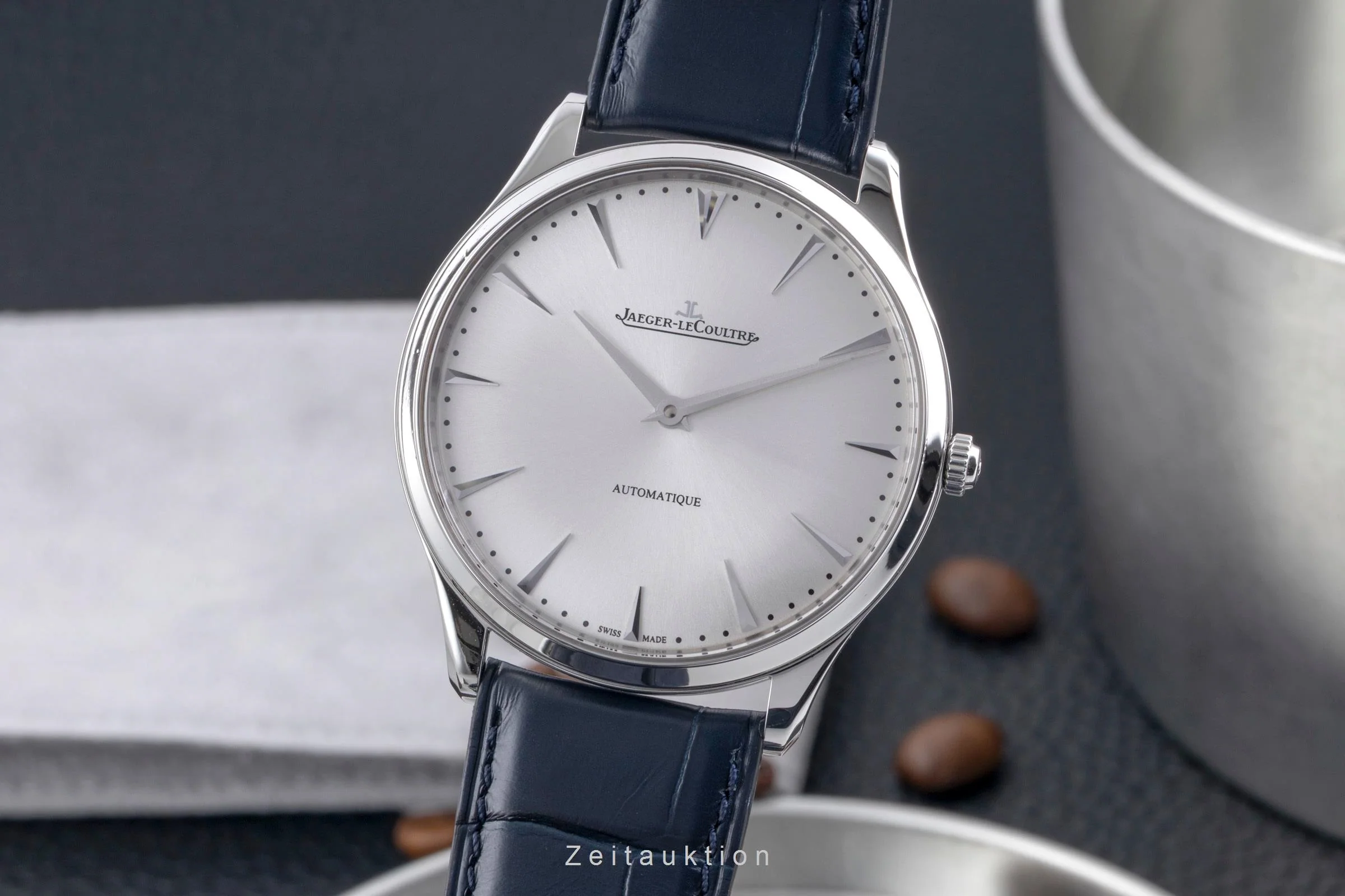Jaeger LeCoultre Master Ultra Thin steel automatic men's watch Q1338421, 170.8.37  [2600198] - Image 2