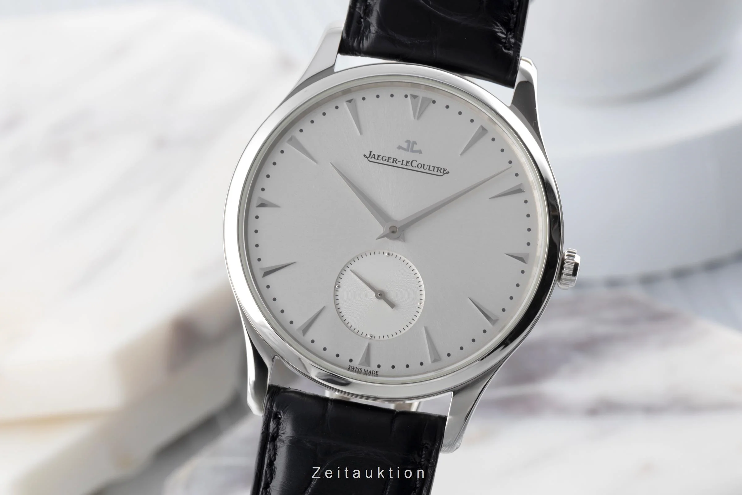 Jaeger LeCoultre Master Ultra Thin steel automatic men's watch Q1358420 , 174.8.90.S	 LP: 10300EUR  [2504819] - Image 2