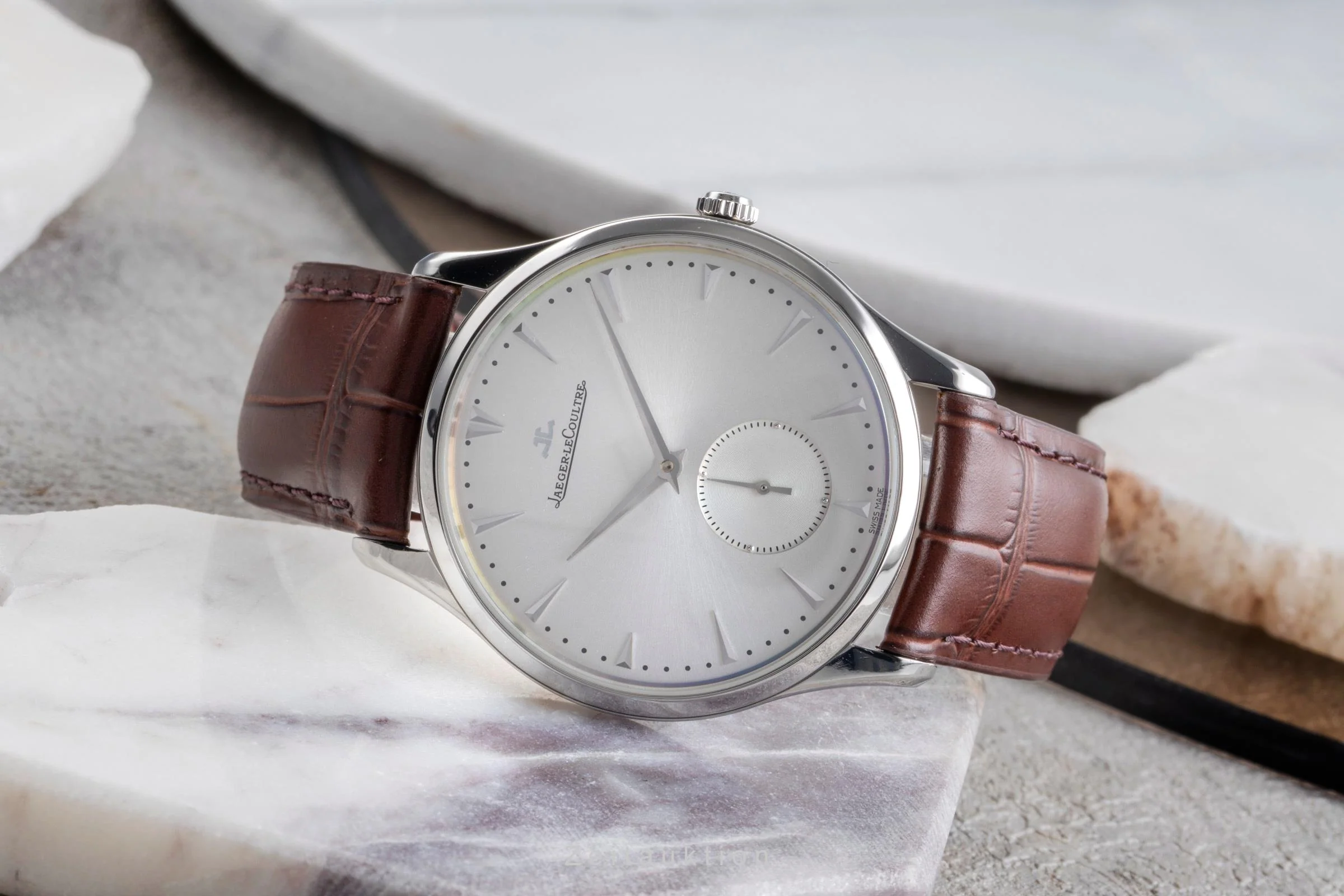 Jaeger LeCoultre Master Ultra Thin steel automatic men's watch Q1358420 , 174.8.90.S	 LP: 10300EUR  [2505895] - Image 3