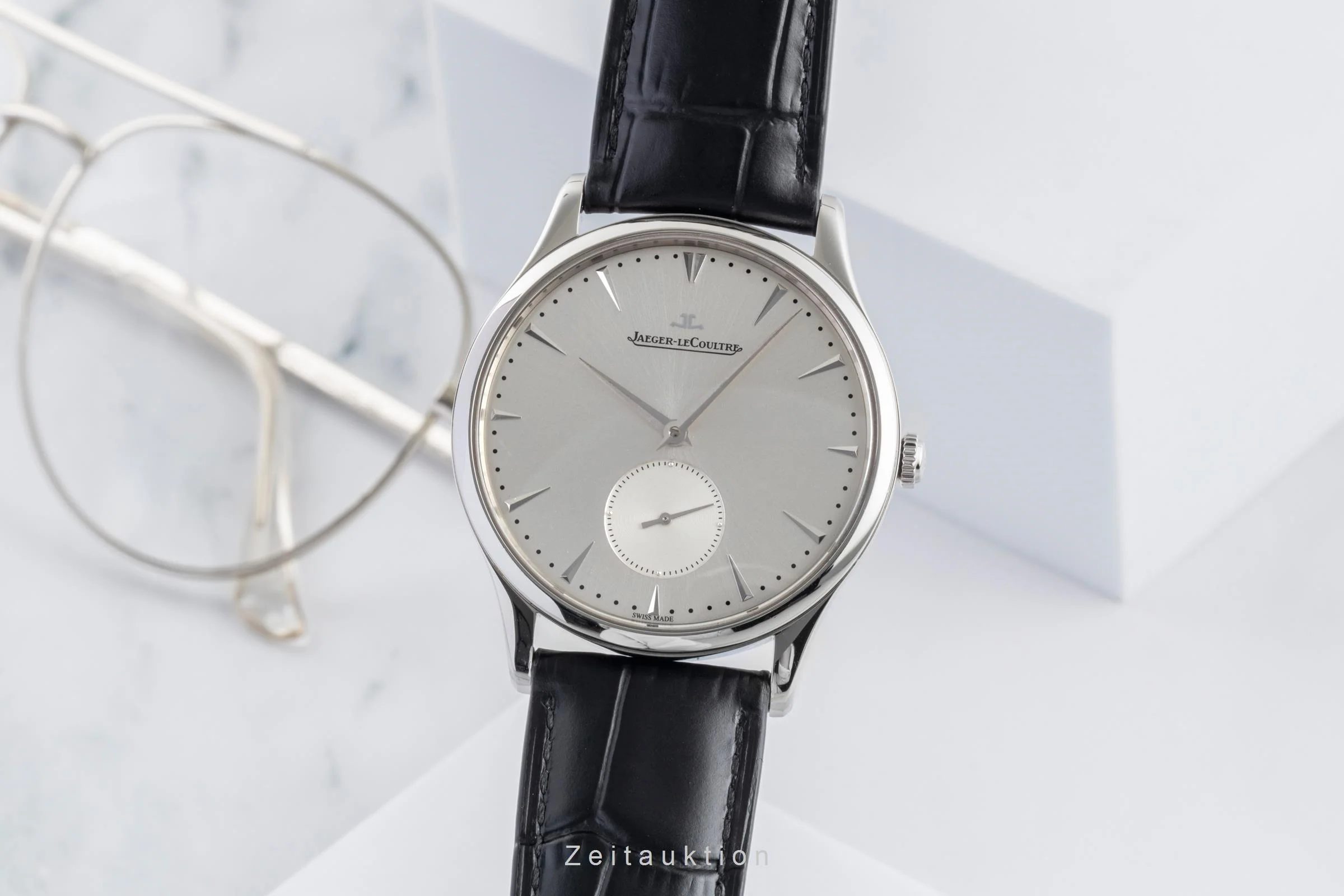 Jaeger LeCoultre Master Ultra Thin steel automatic men's watch Q1358420  , 174.8.90.S	  [2601289] - Image 2