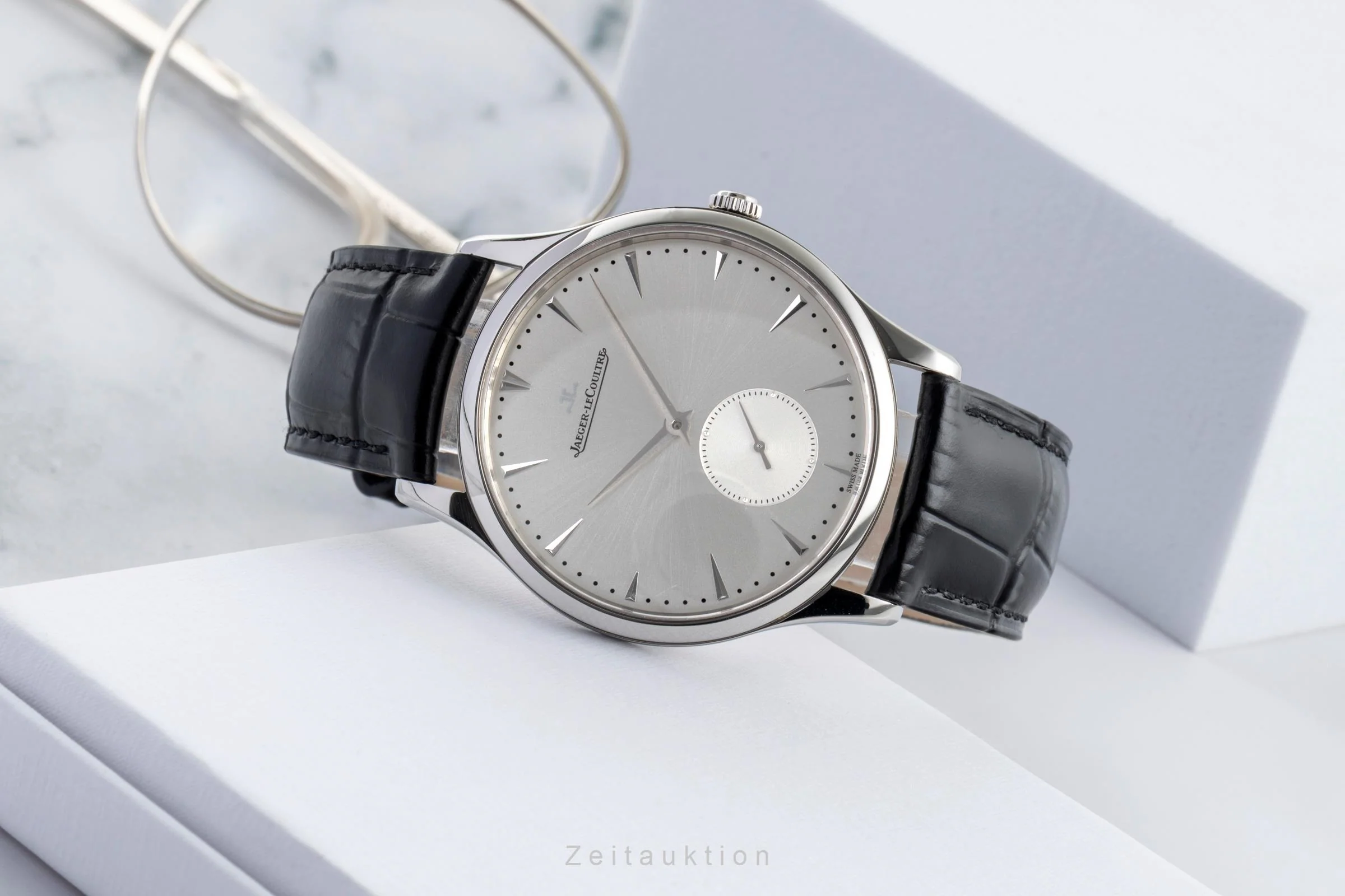Jaeger LeCoultre Master Ultra Thin steel automatic men's watch Q1358420  , 174.8.90.S	  [2601289] - Image 3