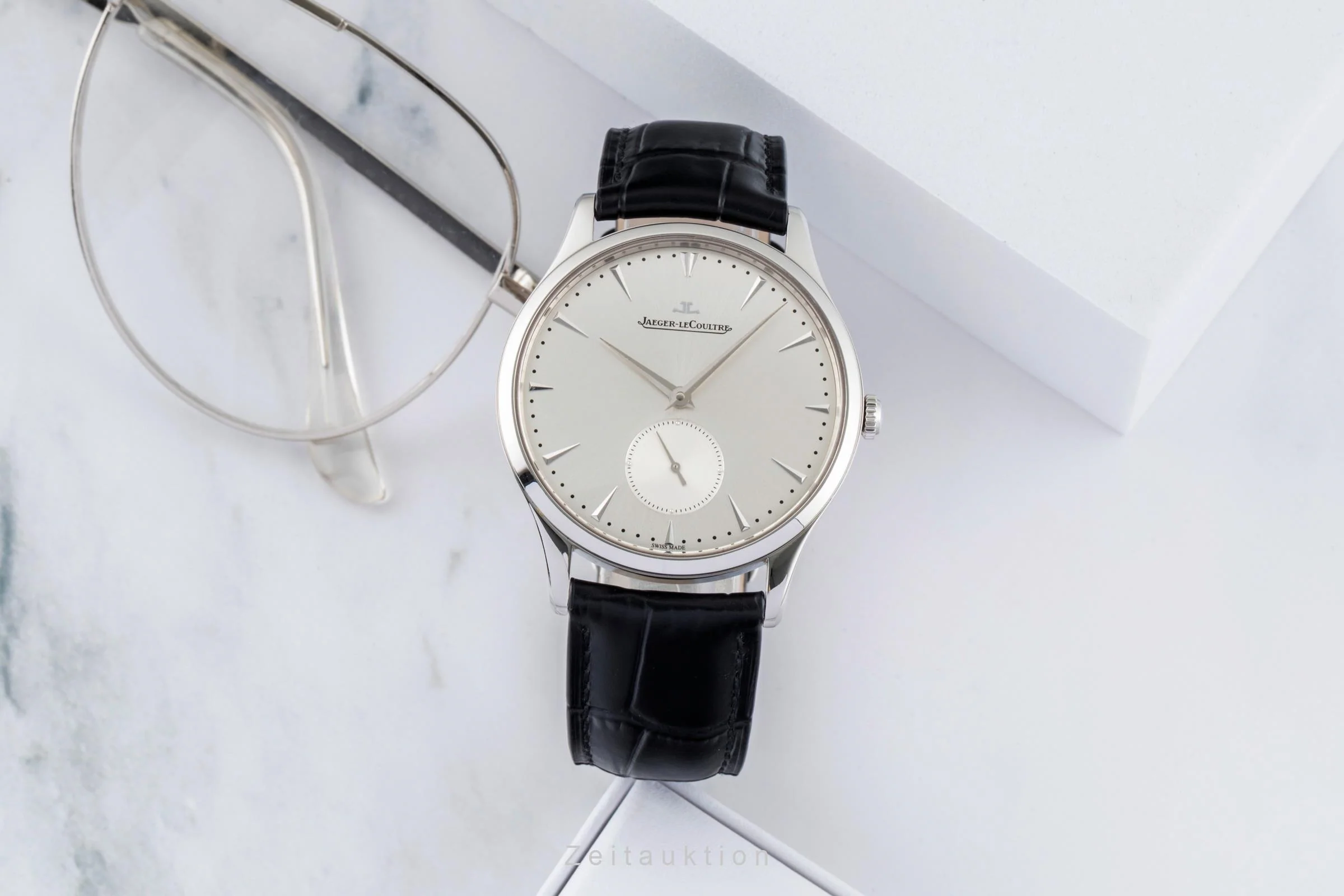 Jaeger LeCoultre Master Ultra Thin steel automatic men's watch Q1358420  , 174.8.90.S	  [2601289] - Image 4
