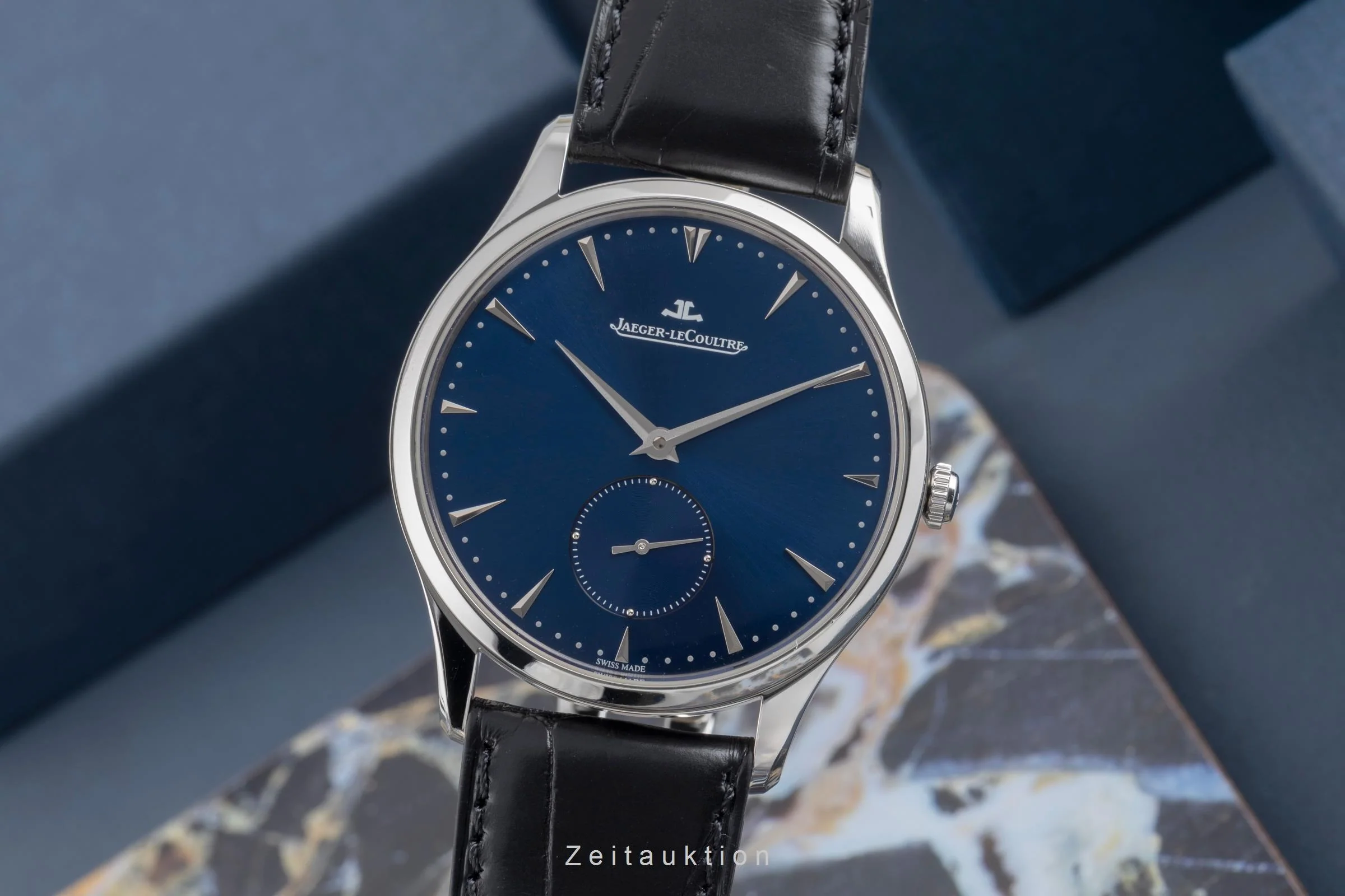 Jaeger LeCoultre Master Ultra Thin steel automatic men's watch Q1358480,  174.8.90.S LP: 10300EUR  [2503757] - Image 2