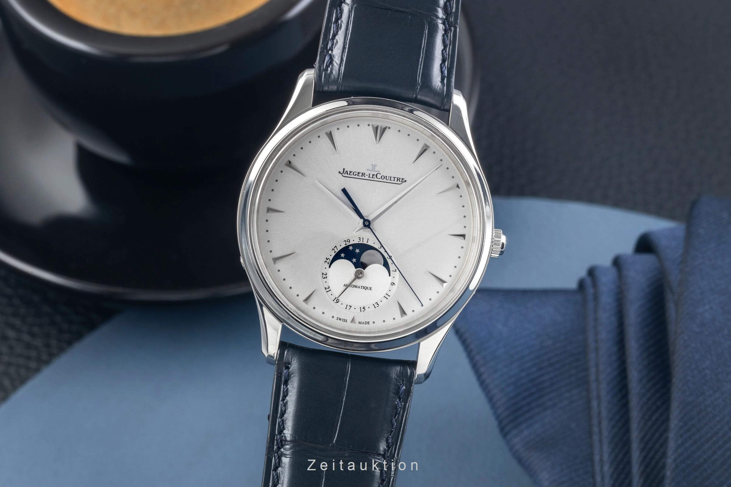 Jaeger LeCoultre Master Ultra Thin steel automatic men's watch Q1368420, 176.8.64.S LP: 12200EUR  [2501206] - Image 2