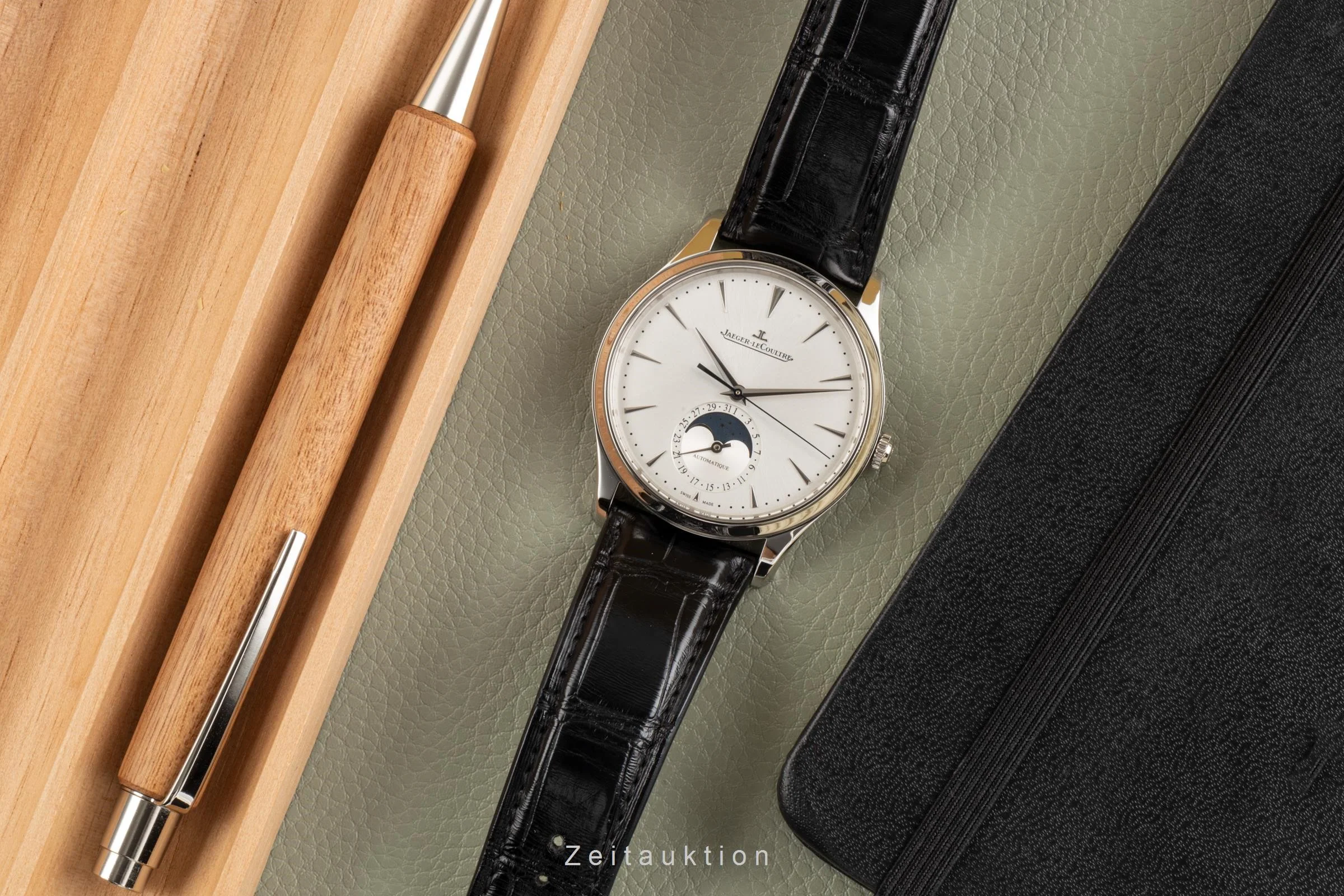 Jaeger LeCoultre Master Ultra Thin steel automatic men's watch Q1368430  109.8.A5.S LP: 12800EUR  [2305764] - Image 3