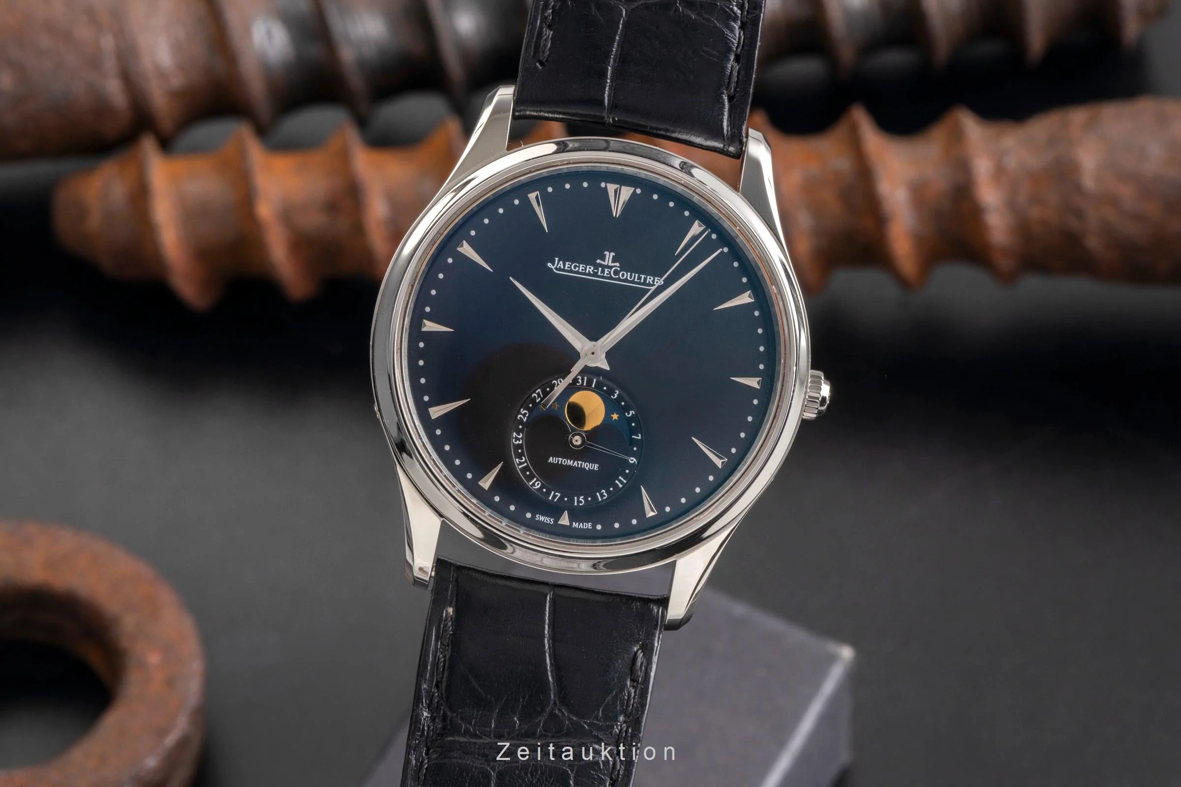 Jaeger LeCoultre Master Ultra Thin steel automatic men's watch Q1368470  176.8.64.S  [2504344] - Image 2