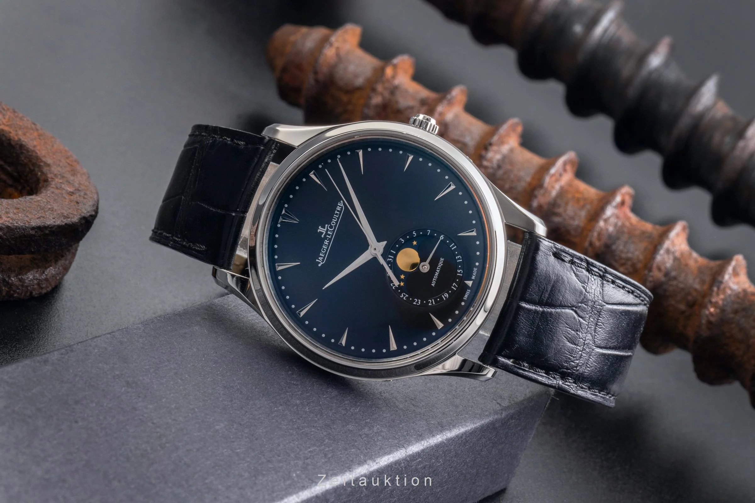 Jaeger LeCoultre Master Ultra Thin steel automatic men's watch Q1368470  176.8.64.S  [2504344] - Image 3