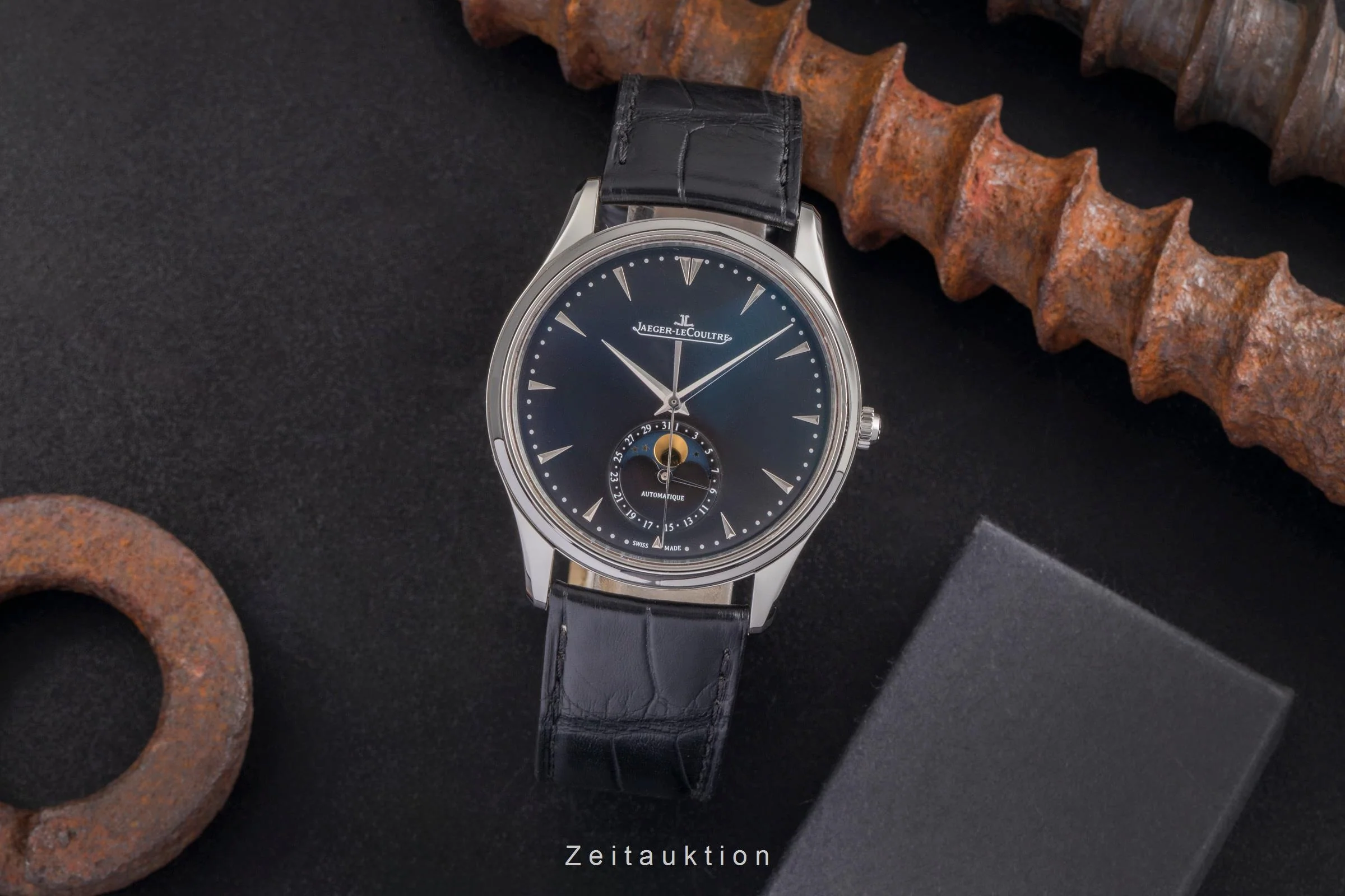 Jaeger LeCoultre Master Ultra Thin steel automatic men's watch Q1368470  176.8.64.S  [2504344] - Image 4