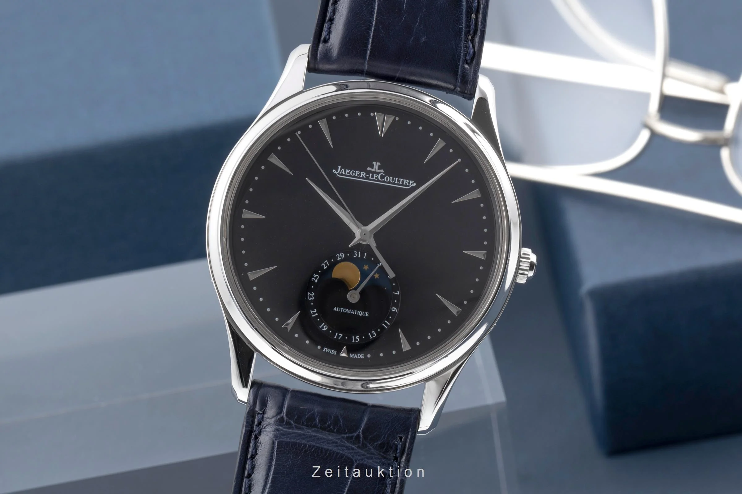 Jaeger LeCoultre Master Ultra Thin steel automatic men's watch Q1368470 , 176.8.64.S LP: 12500EUR  [2504869] - Image 2