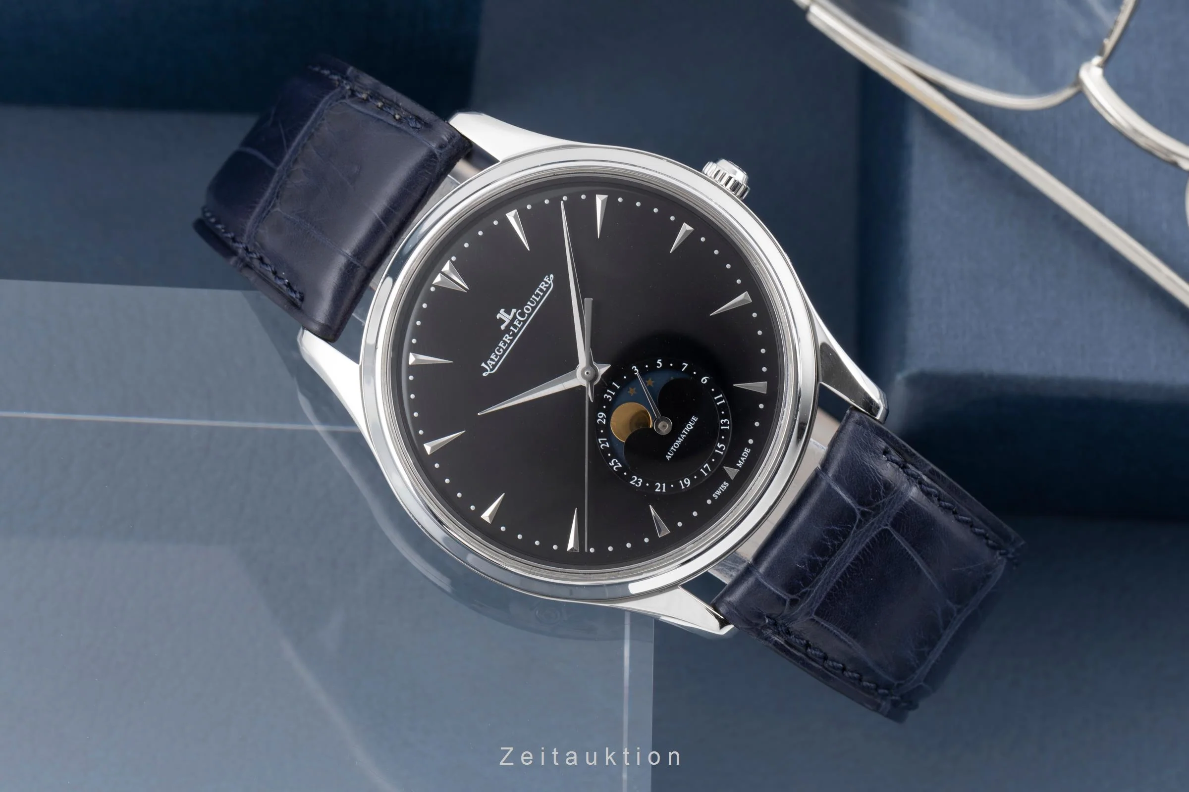 Jaeger LeCoultre Master Ultra Thin steel automatic men's watch Q1368470 , 176.8.64.S LP: 12500EUR  [2504869] - Image 3