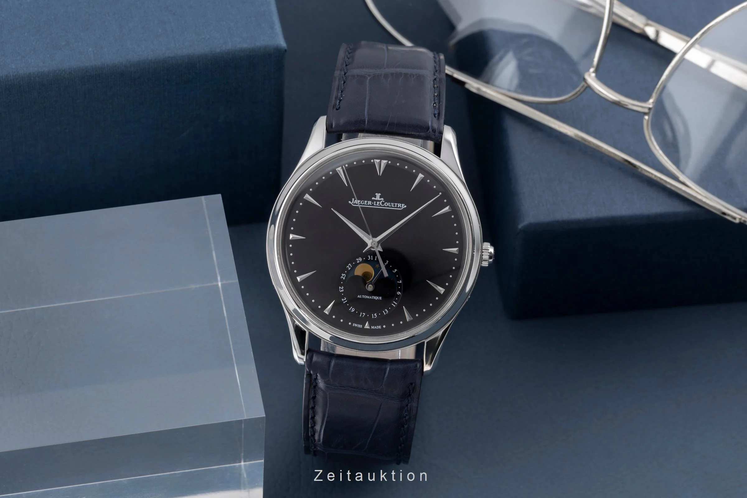 Jaeger LeCoultre Master Ultra Thin steel automatic men's watch Q1368470 , 176.8.64.S LP: 12500EUR  [2504869] - Image 4
