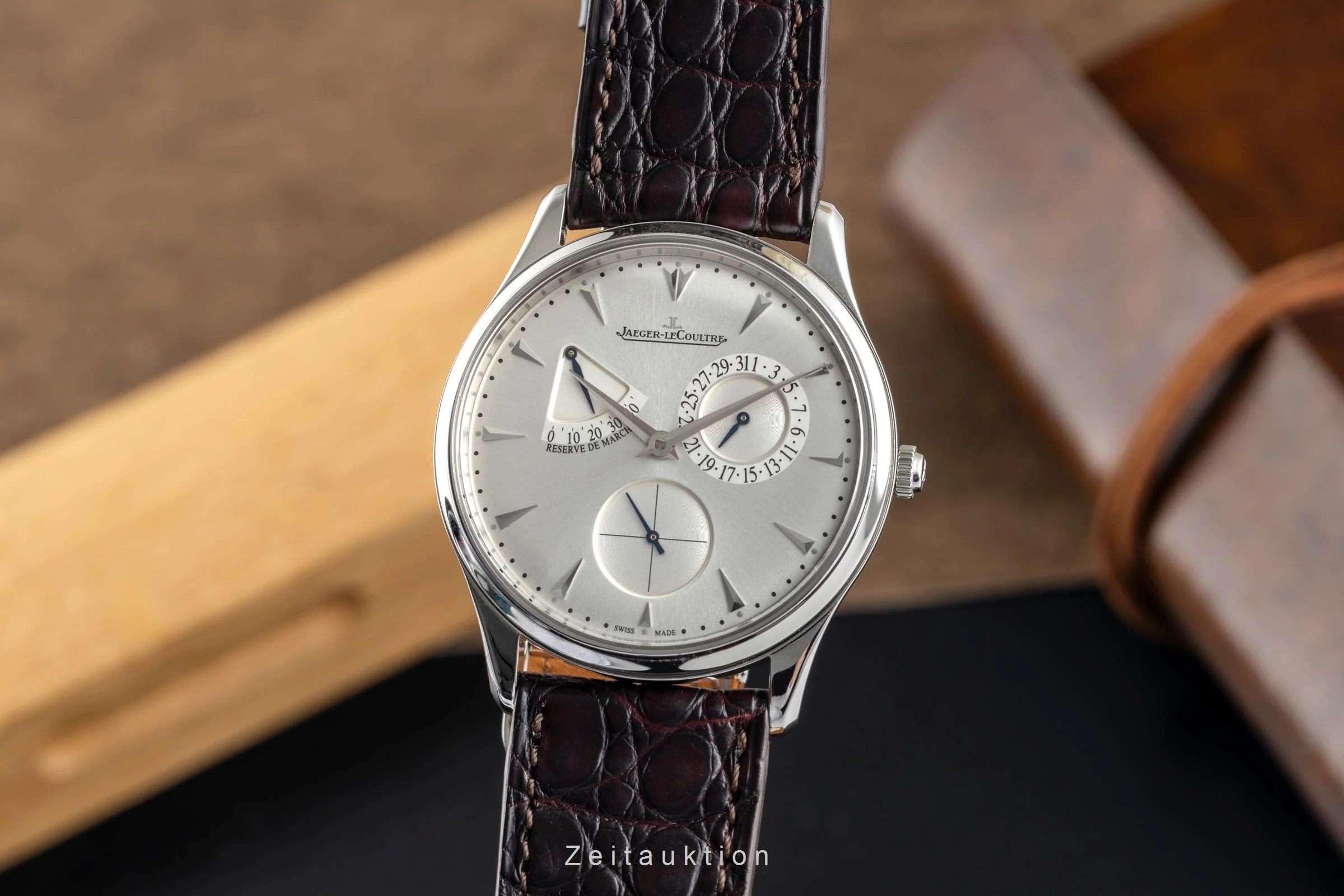 Jaeger LeCoultre Master Ultra Thin steel automatic men's watch Q1378420  176.8.38.S LP: 10800EUR  [2504496] - Image 2