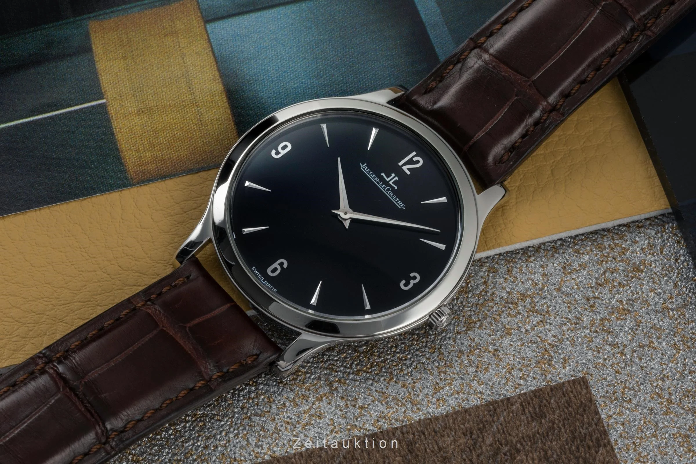 Jaeger LeCoultre Master Ultra Thin steel manual winding men's watch Q1458470, 145.8.79.S  [2401197] - Image 11