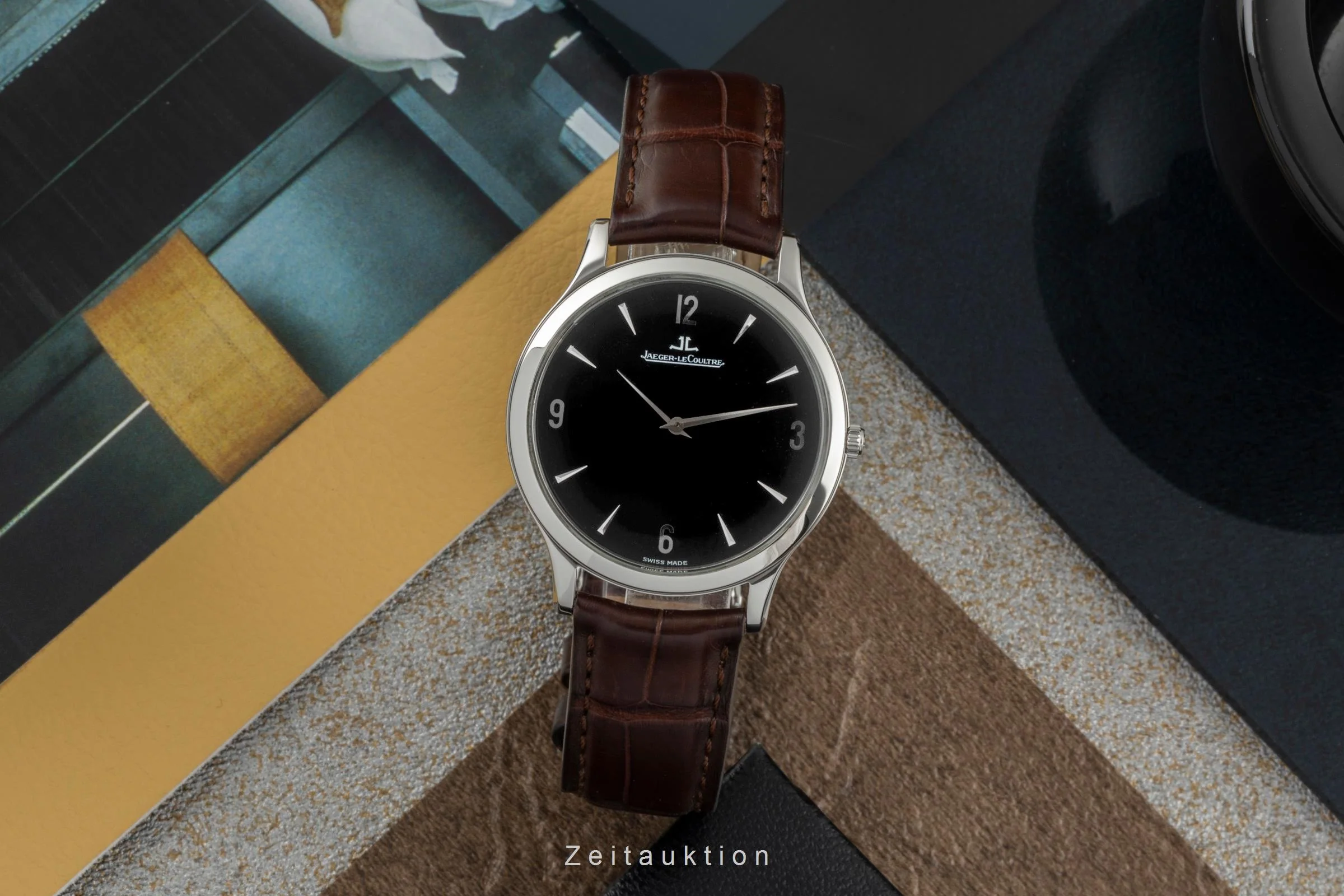 Jaeger LeCoultre Master Ultra Thin steel manual winding men's watch Q1458470, 145.8.79.S  [2401197] - Image 3