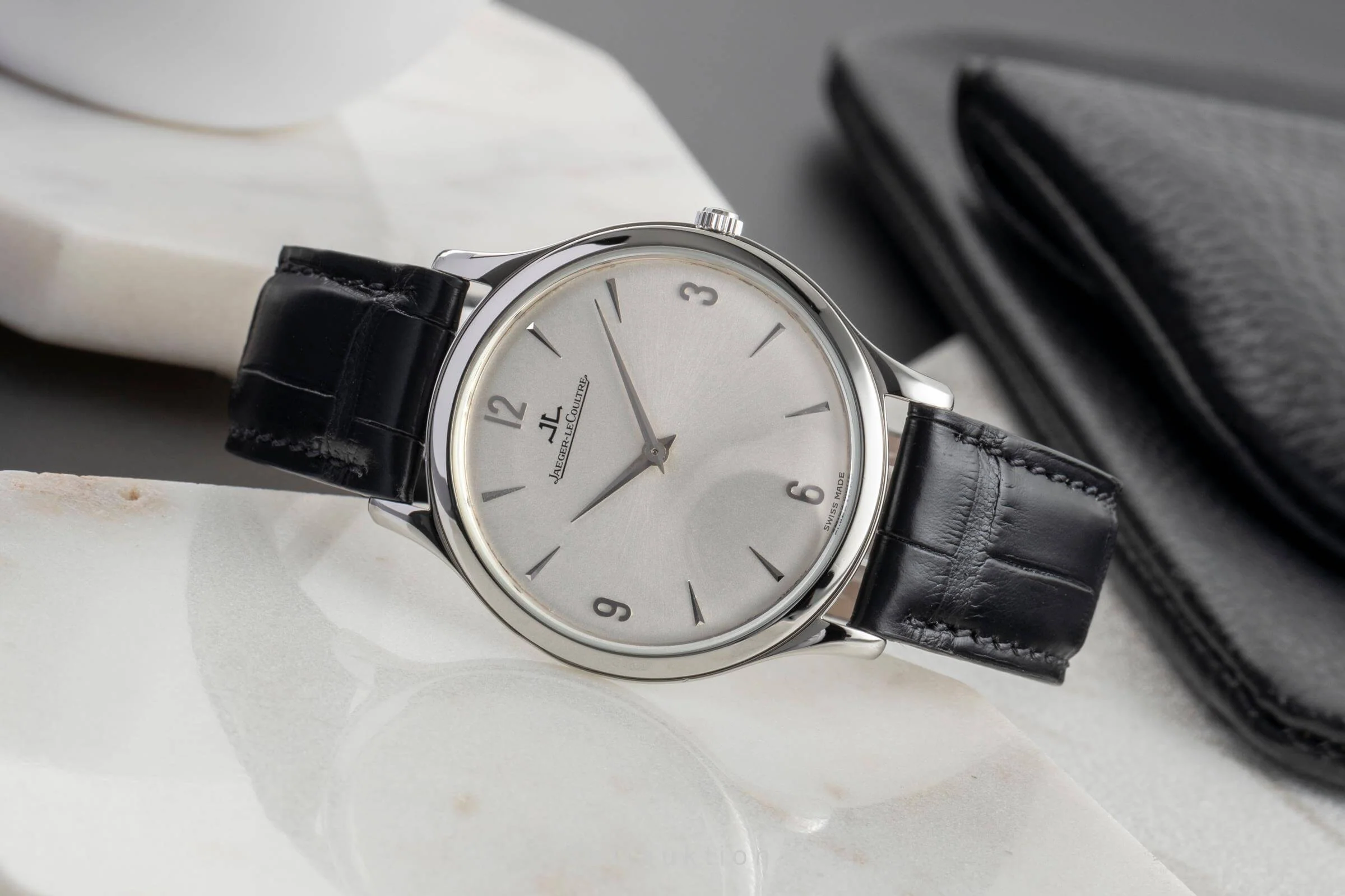 Jaeger LeCoultre Master Ultra Thin steel manual winding men's watch Q1458520  , 145.8.79  [2501737] - Image 3