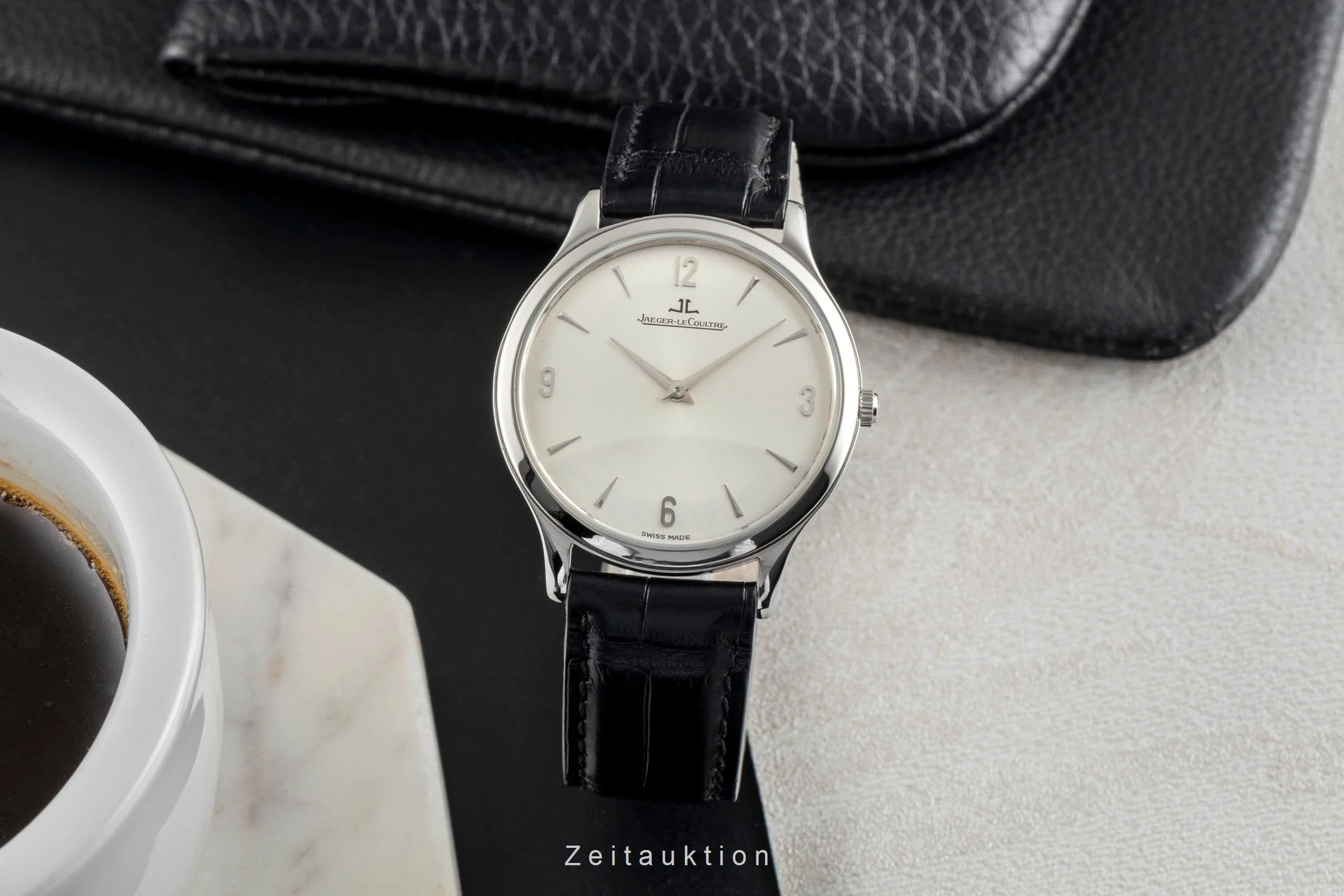 Jaeger LeCoultre Master Ultra Thin steel manual winding men's watch Q1458520  , 145.8.79  [2501737] - Image 4