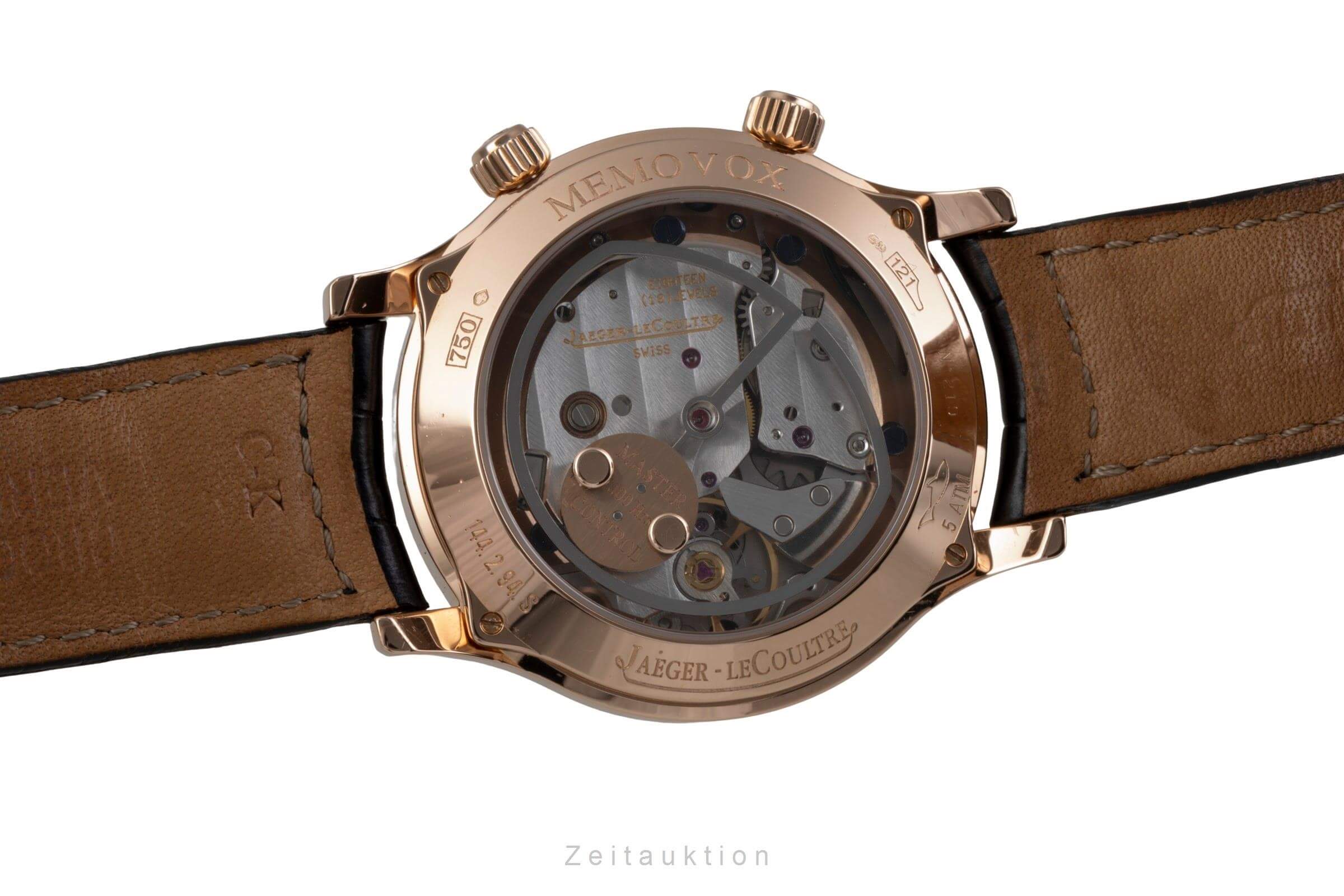 Jaeger LeCoultre Memovox 18 ct gold automatic men's watch Q1442470  144.2.94.S  [2502310] - Image 10