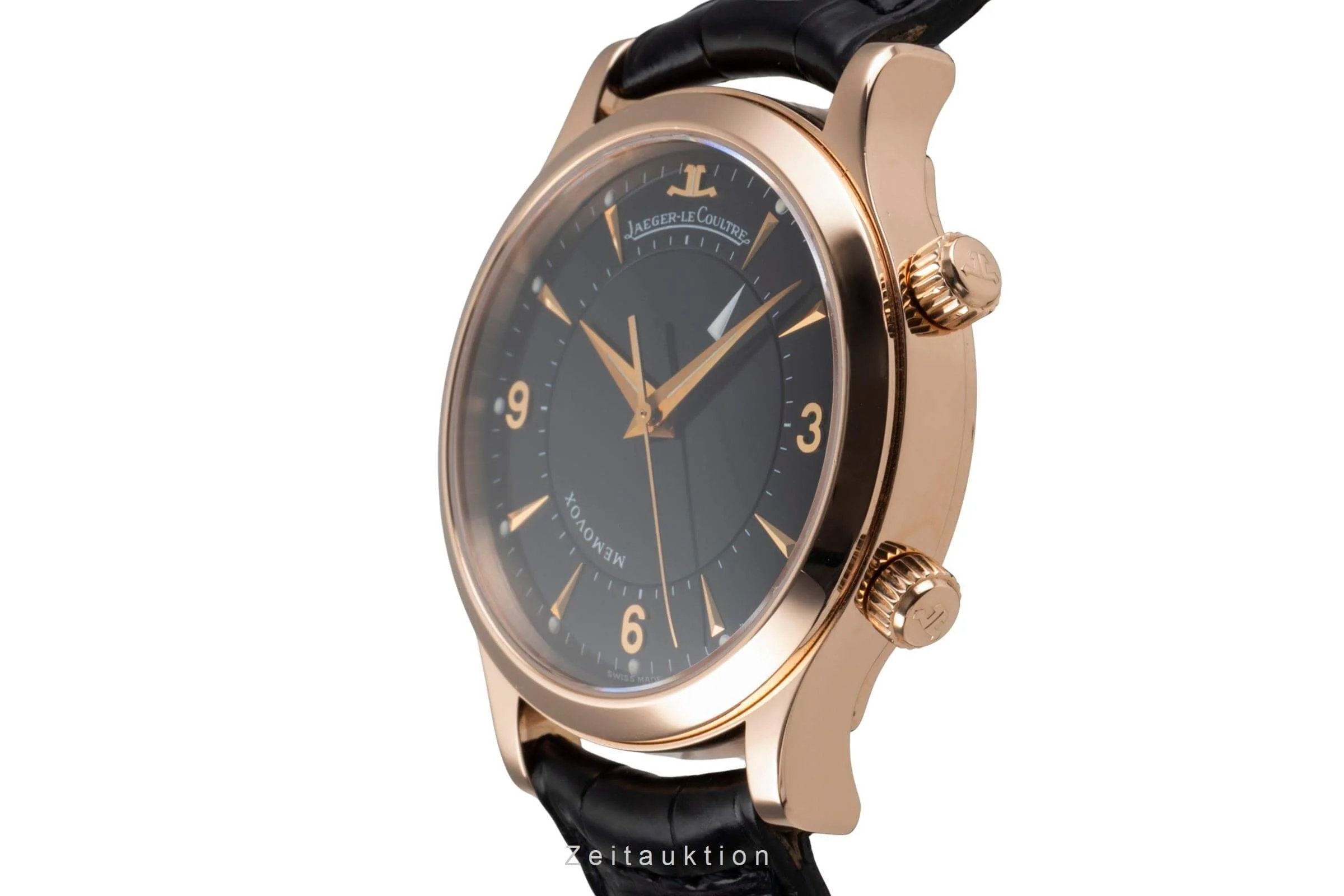 Jaeger LeCoultre Memovox 18 ct gold automatic men's watch Q1442470  144.2.94.S  [2502310] - Image 7