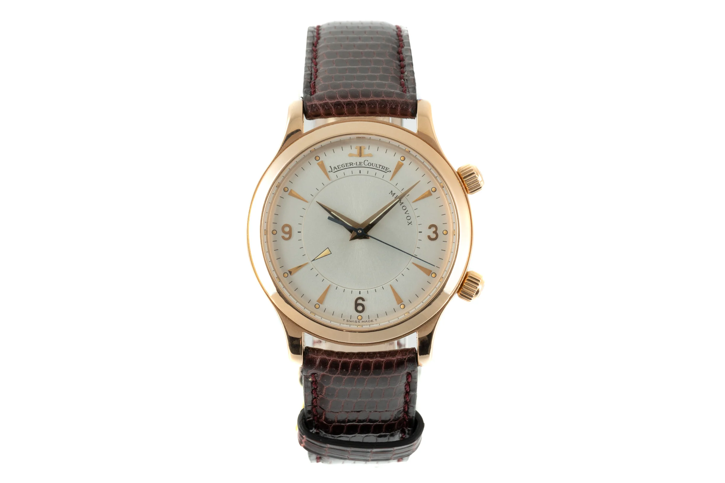 Jaeger LeCoultre Memovox 18 ct gold manual winding men's watch 144.2.94  [2104487] - Image 4