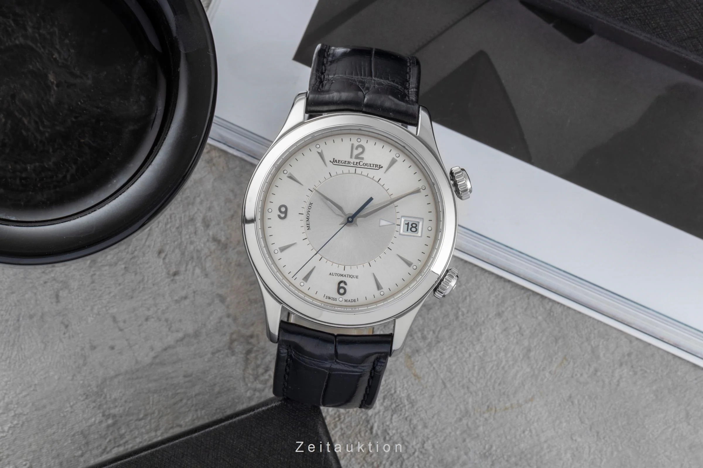 Jaeger LeCoultre Memovox steel automatic men's watch Q1418430 , 174.8.96  [2506928] - Image 4