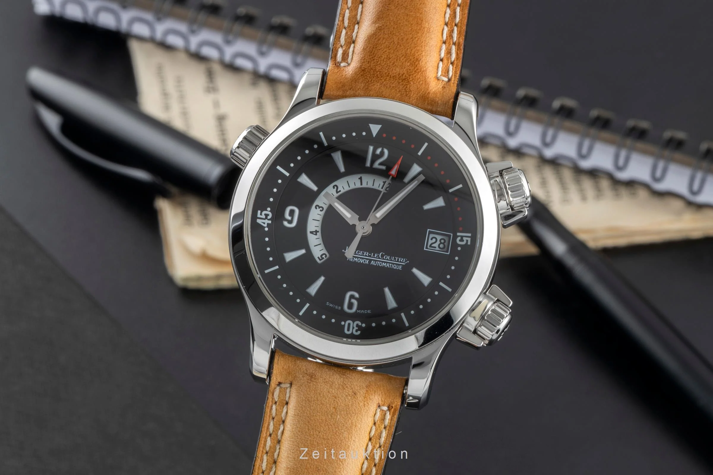 Jaeger LeCoultre Memovox steel automatic men's watch Q1708470, 146.8.97/1 LP: 15400EUR  [2505426] - Image 2