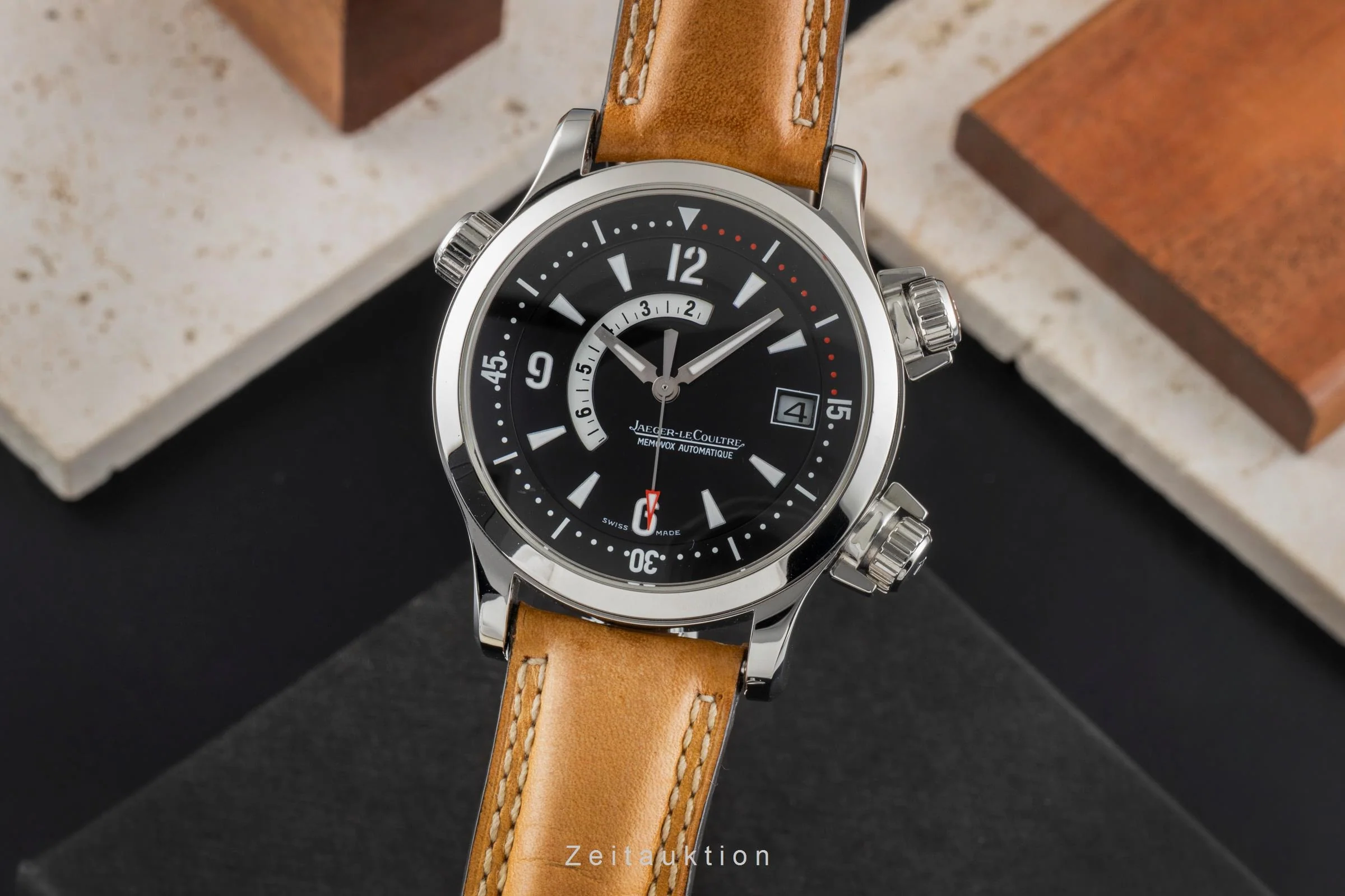 Jaeger LeCoultre Memovox steel automatic men's watch Q1708470  , 146.8.97/1  [2507196] - Image 2